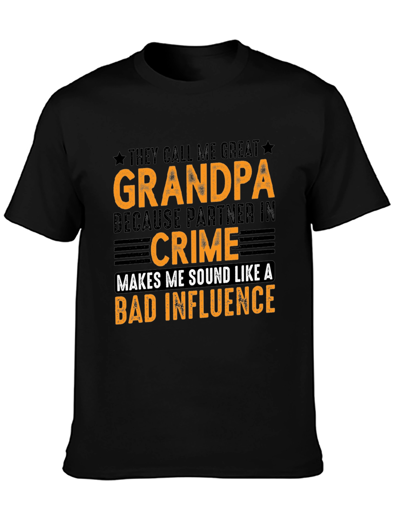 Great Grandpa Partner in Crime Graphic T-Shirt