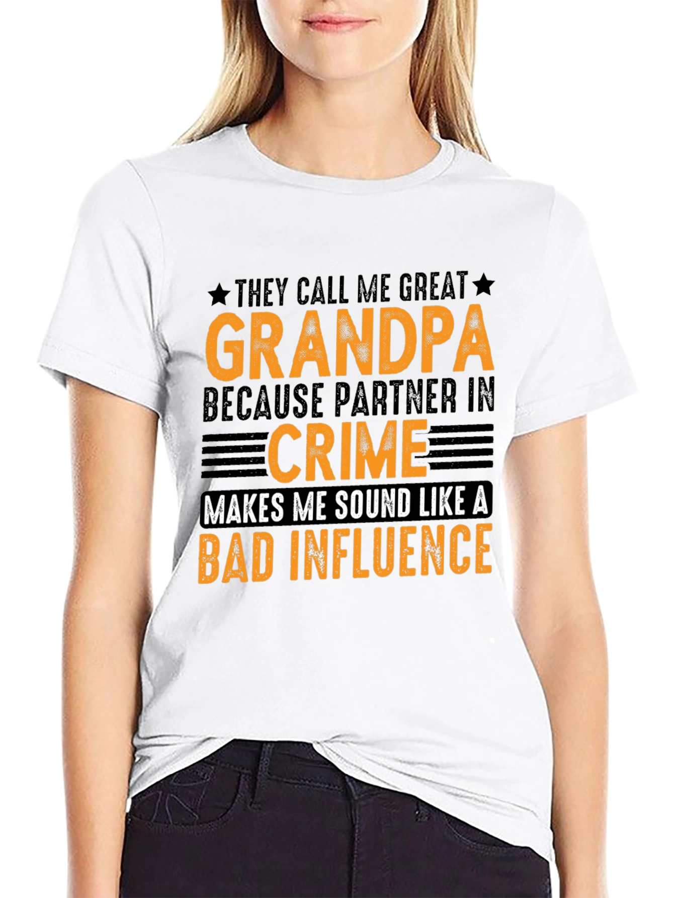 Great Grandpa Partner in Crime Graphic T-Shirt