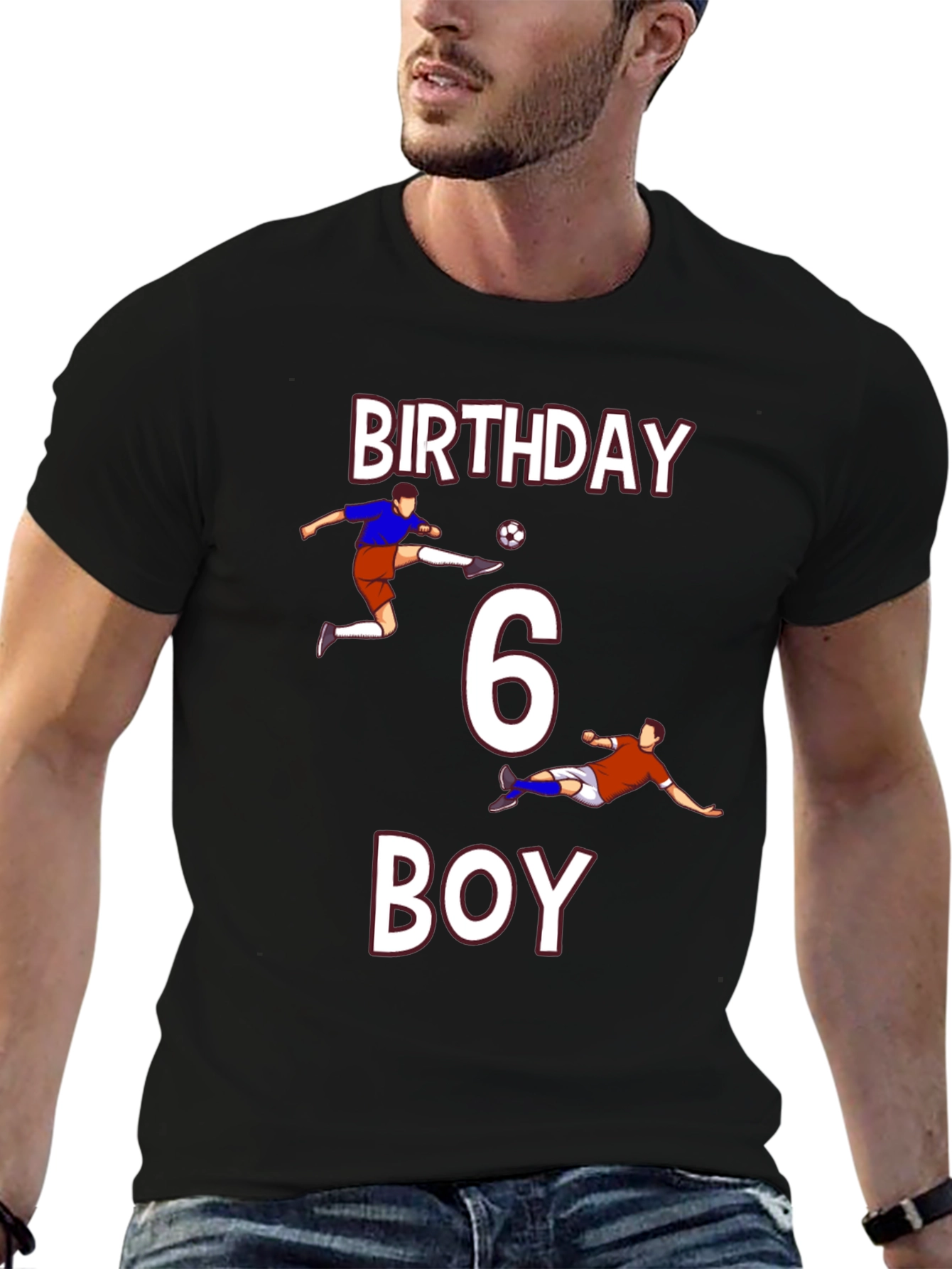 Birthday Boy 6 Soccer T-Shirt