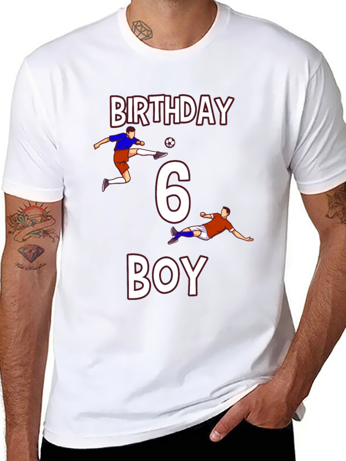 Birthday Boy 6 Soccer T-Shirt