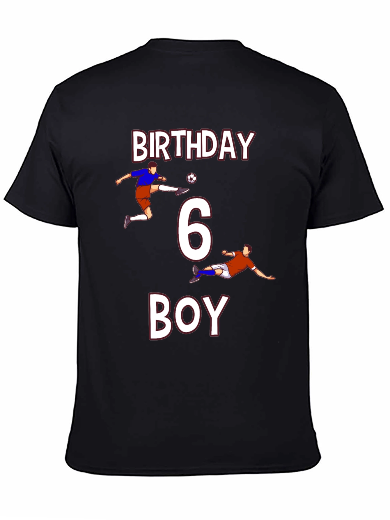 Birthday Boy 6 Soccer T-Shirt