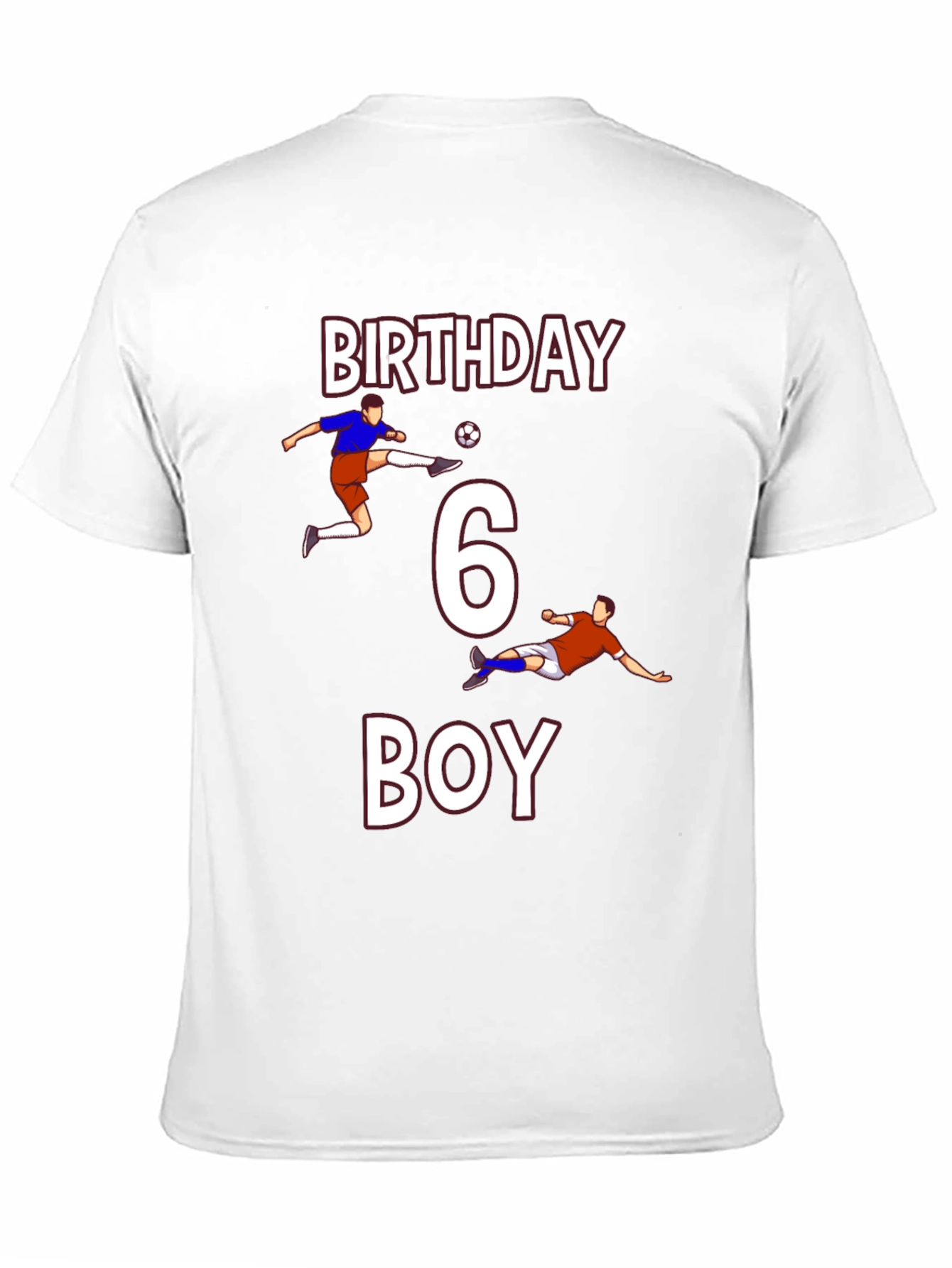 Birthday Boy 6 Soccer T-Shirt