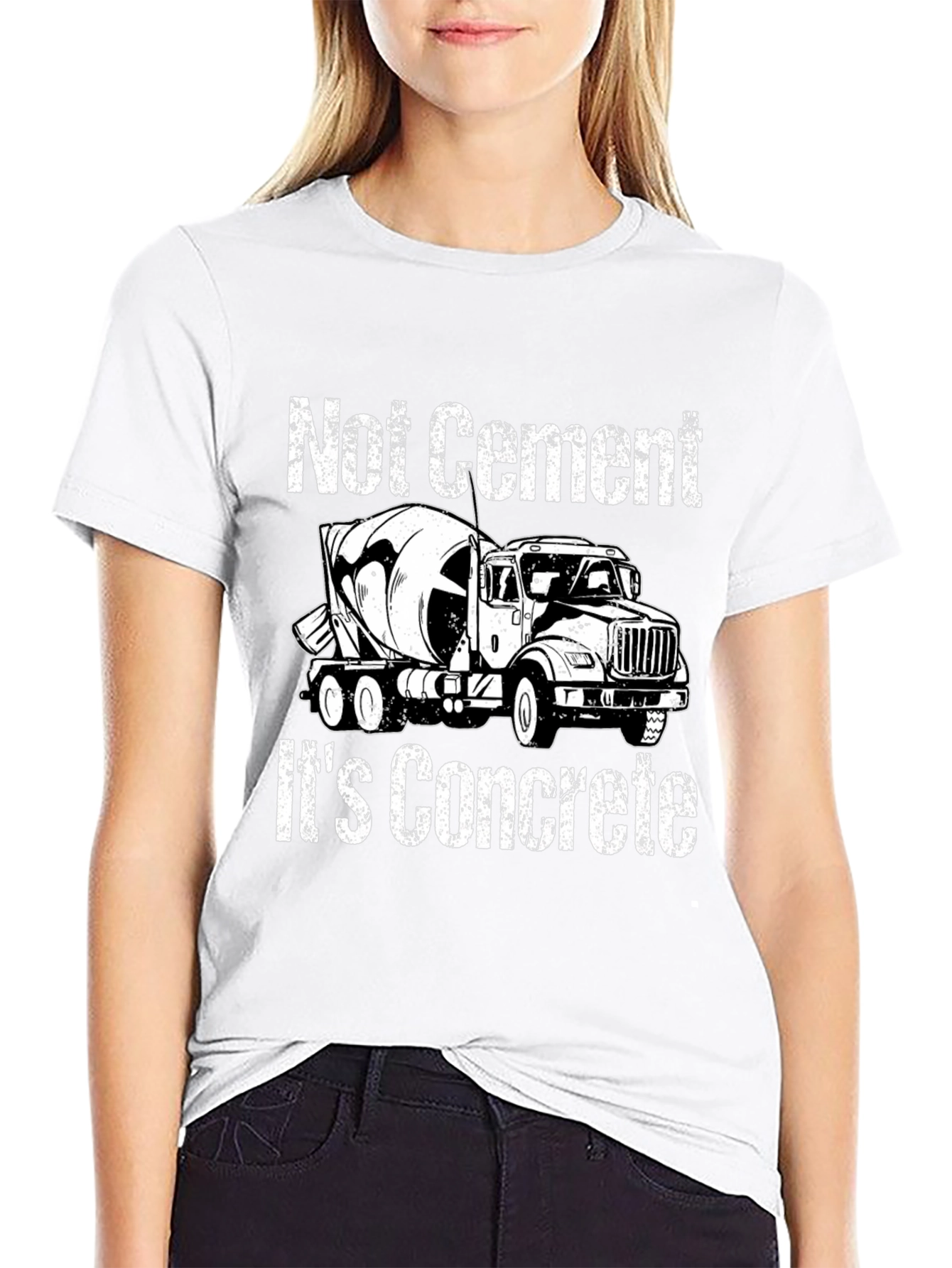 Funny Concrete Truck T-Shirt - Not Cement