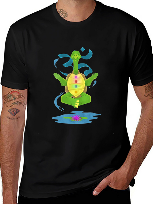 Meditating Turtle Chakra T-Shirt