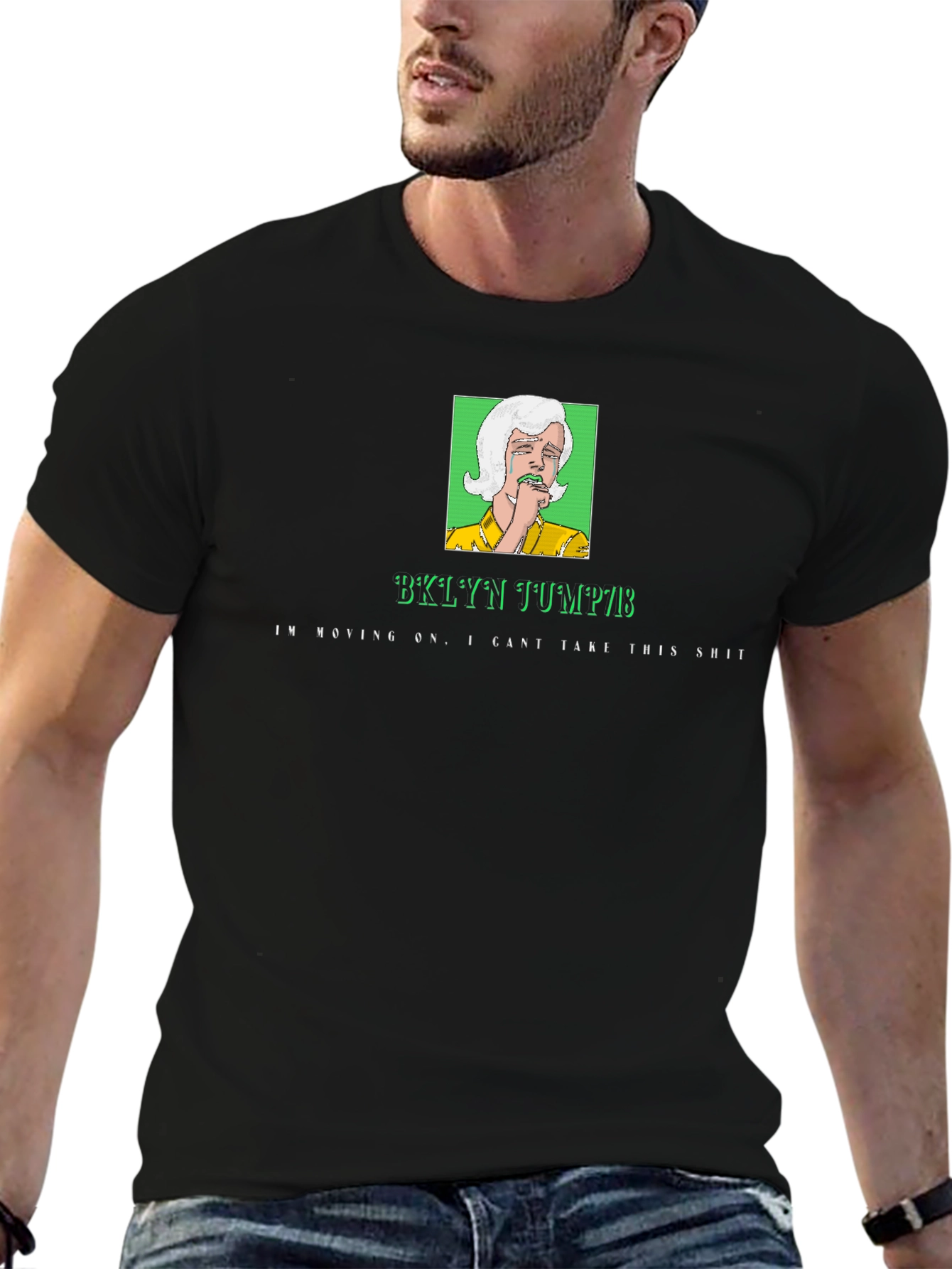 BKLYN JUMPB T-Shirt - Moving On Graphic Print