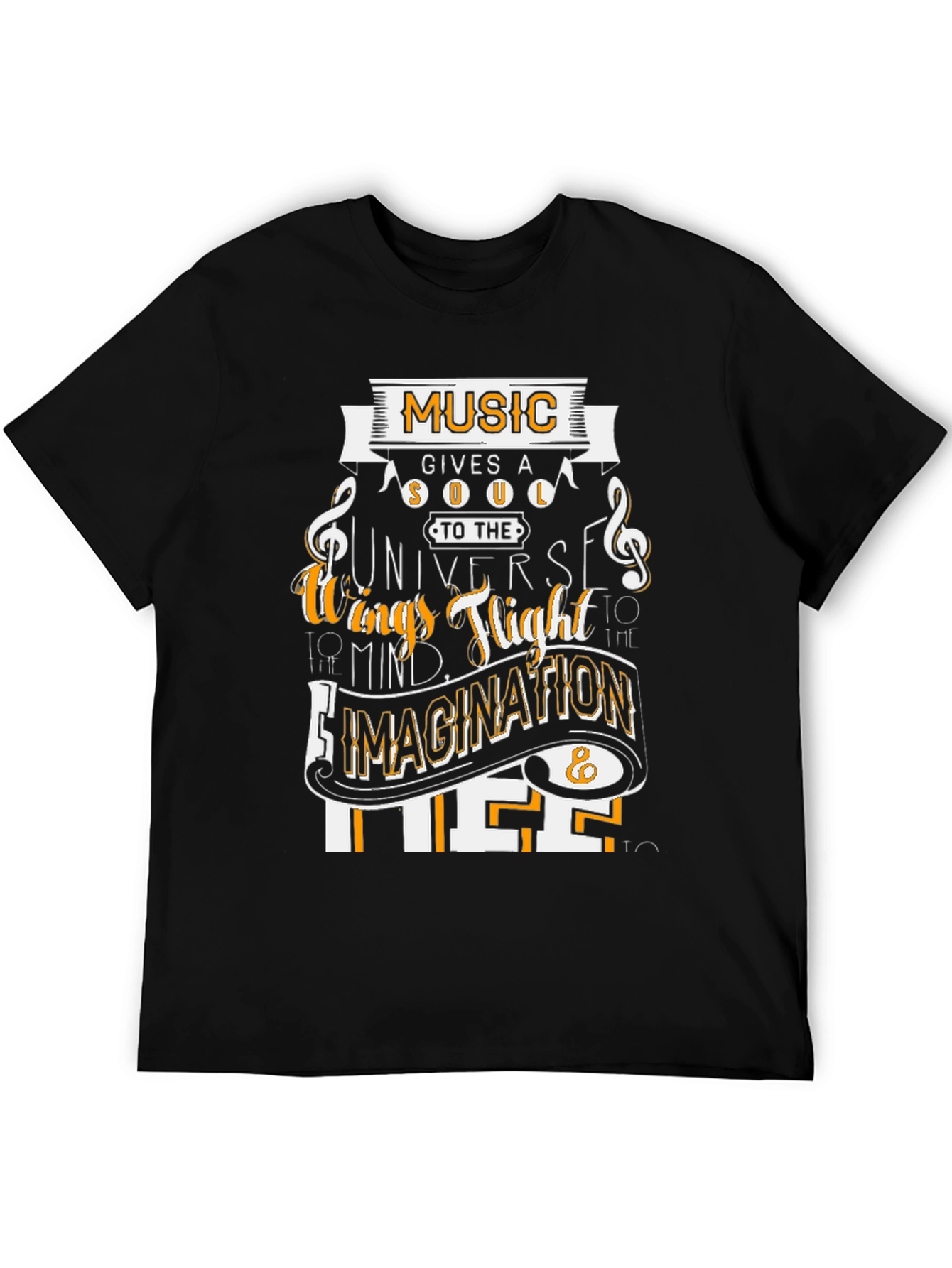 Music Gives a Soul Graphic T-Shirt