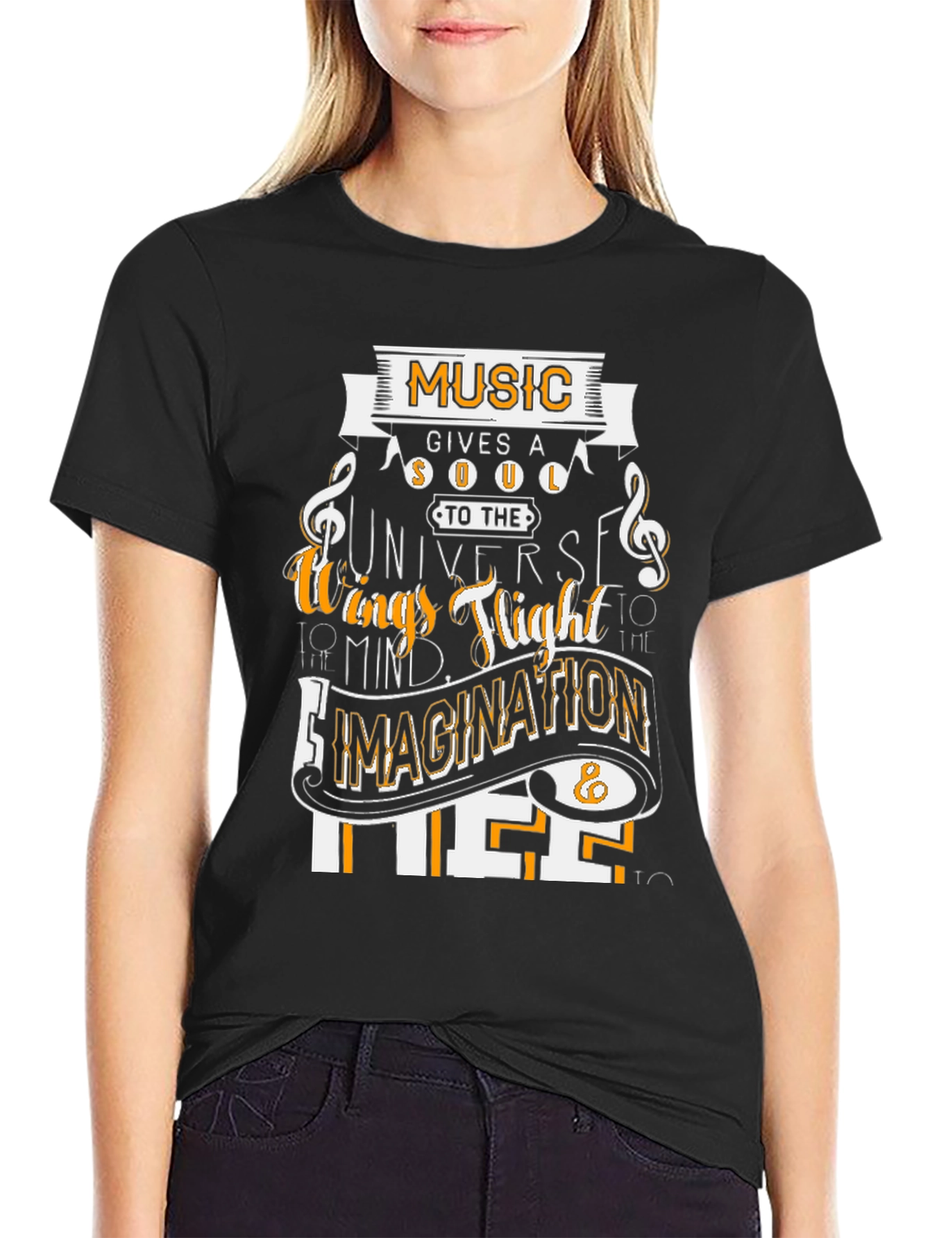 Music Gives a Soul Graphic T-Shirt