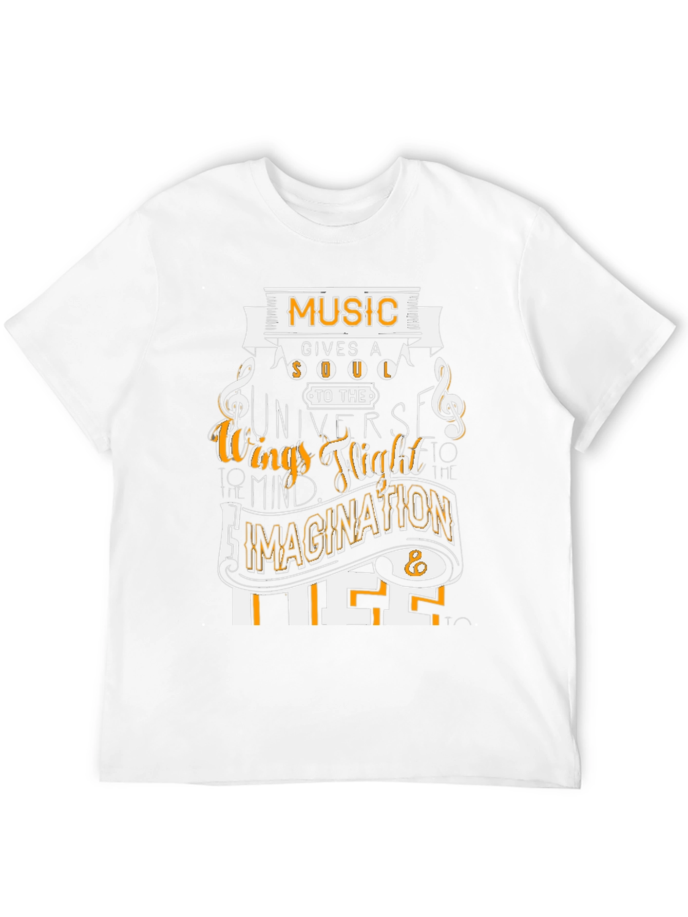 Music Gives a Soul Graphic T-Shirt