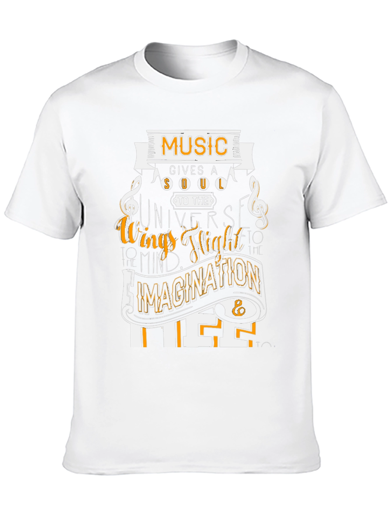 Music Gives a Soul Graphic T-Shirt