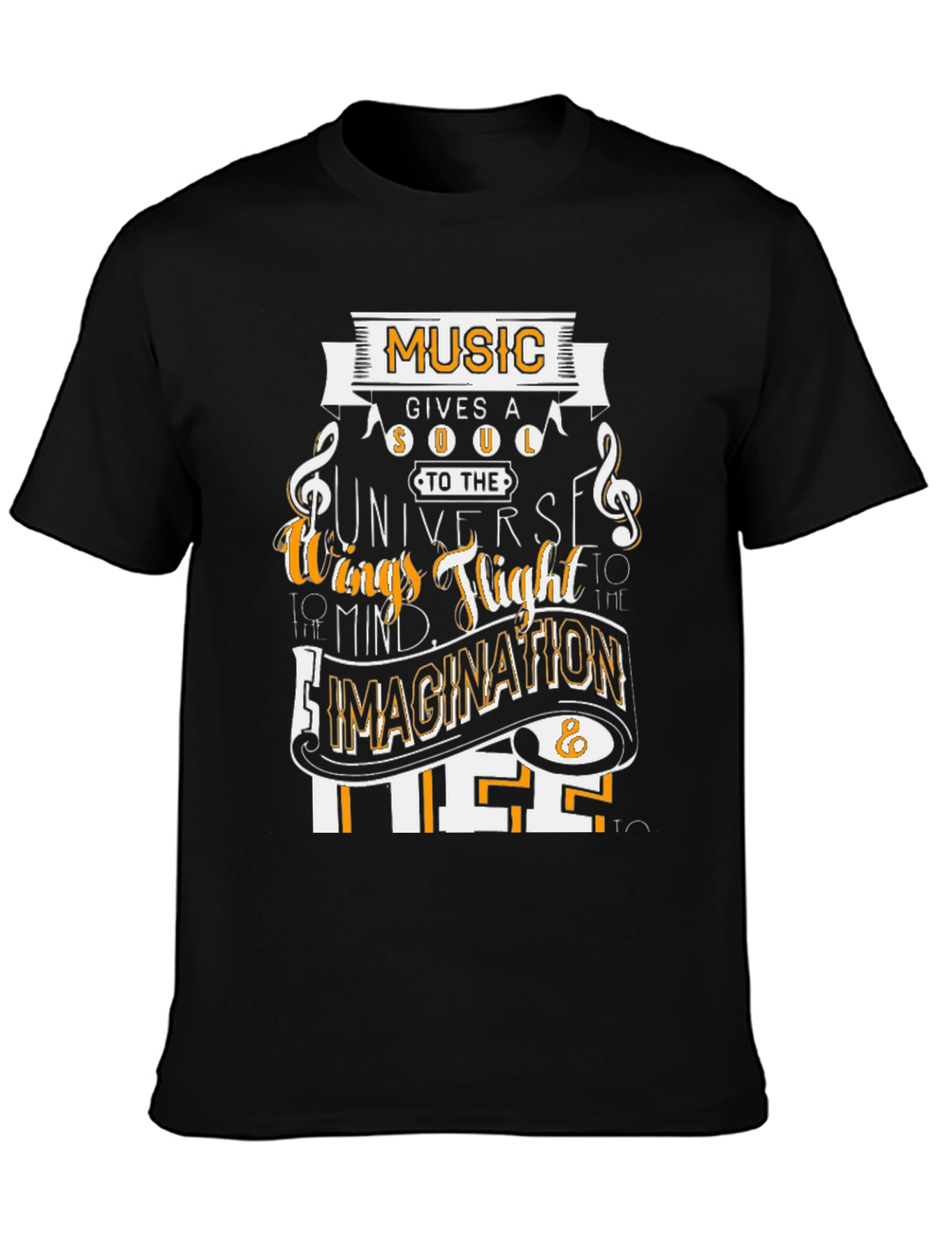 Music Gives a Soul Graphic T-Shirt