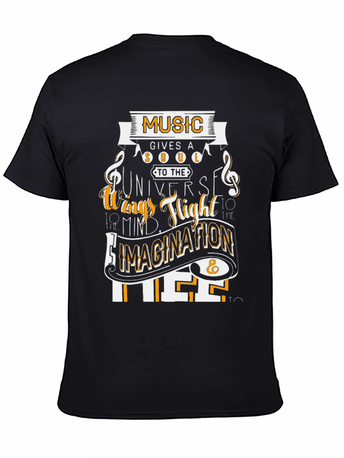 Music Gives a Soul Graphic T-Shirt