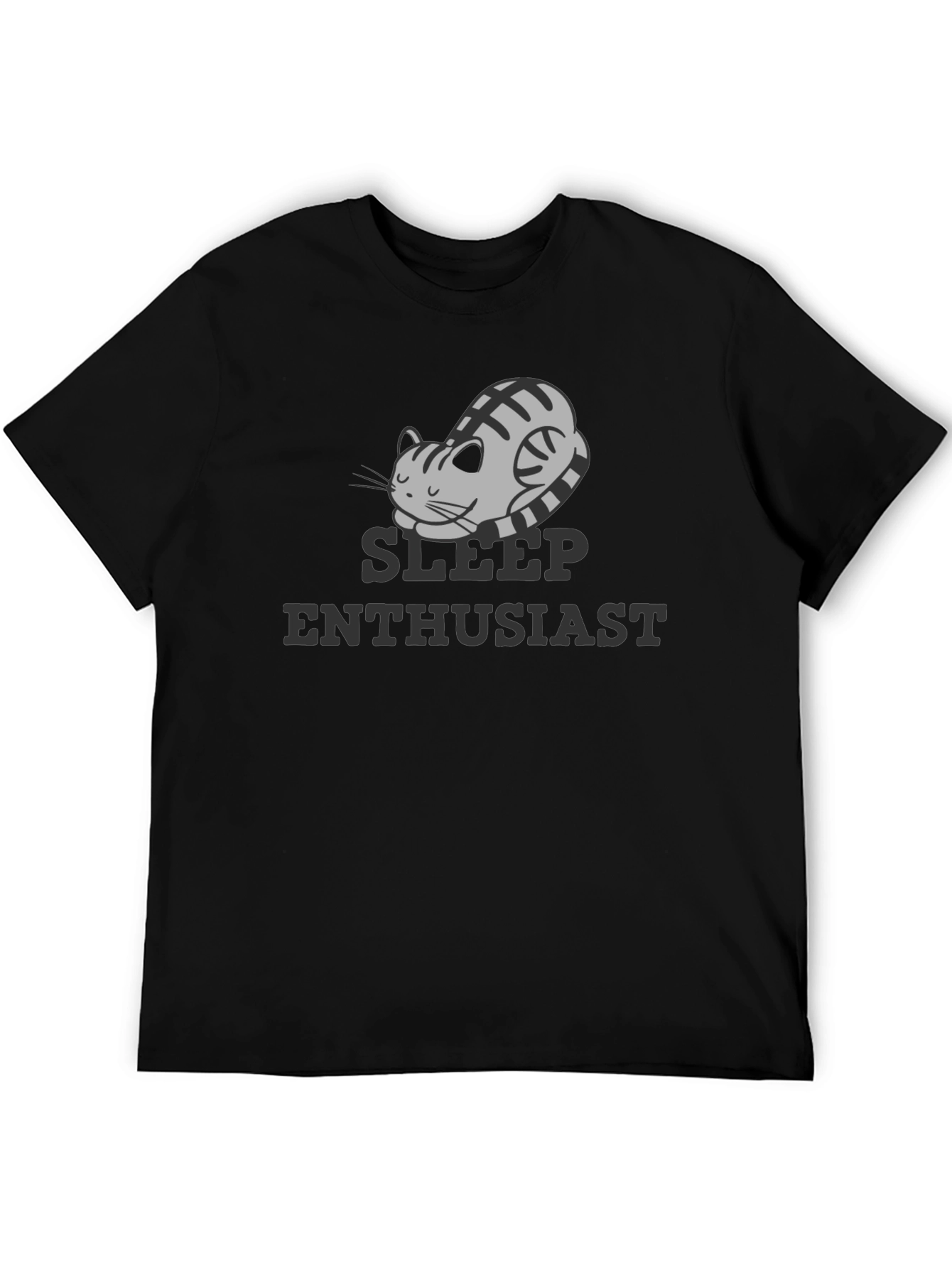 Sleep Enthusiast Cat T-Shirt - Comfy & Casual