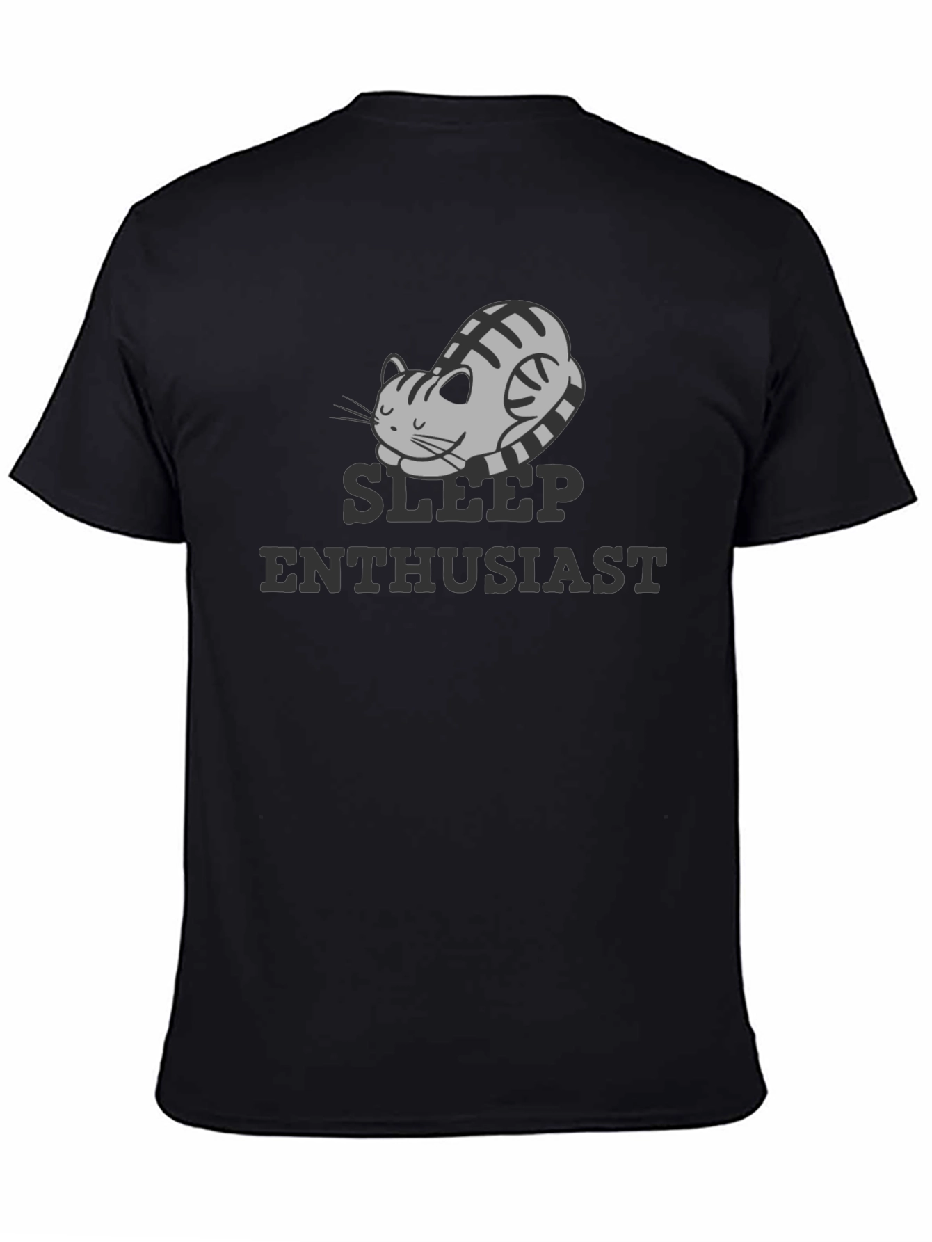 Sleep Enthusiast Cat T-Shirt - Comfy & Casual