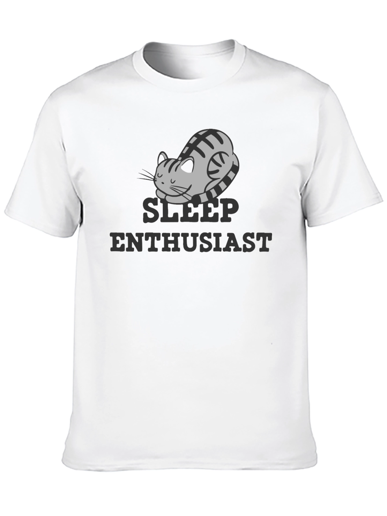 Sleep Enthusiast Cat T-Shirt - Comfy & Casual