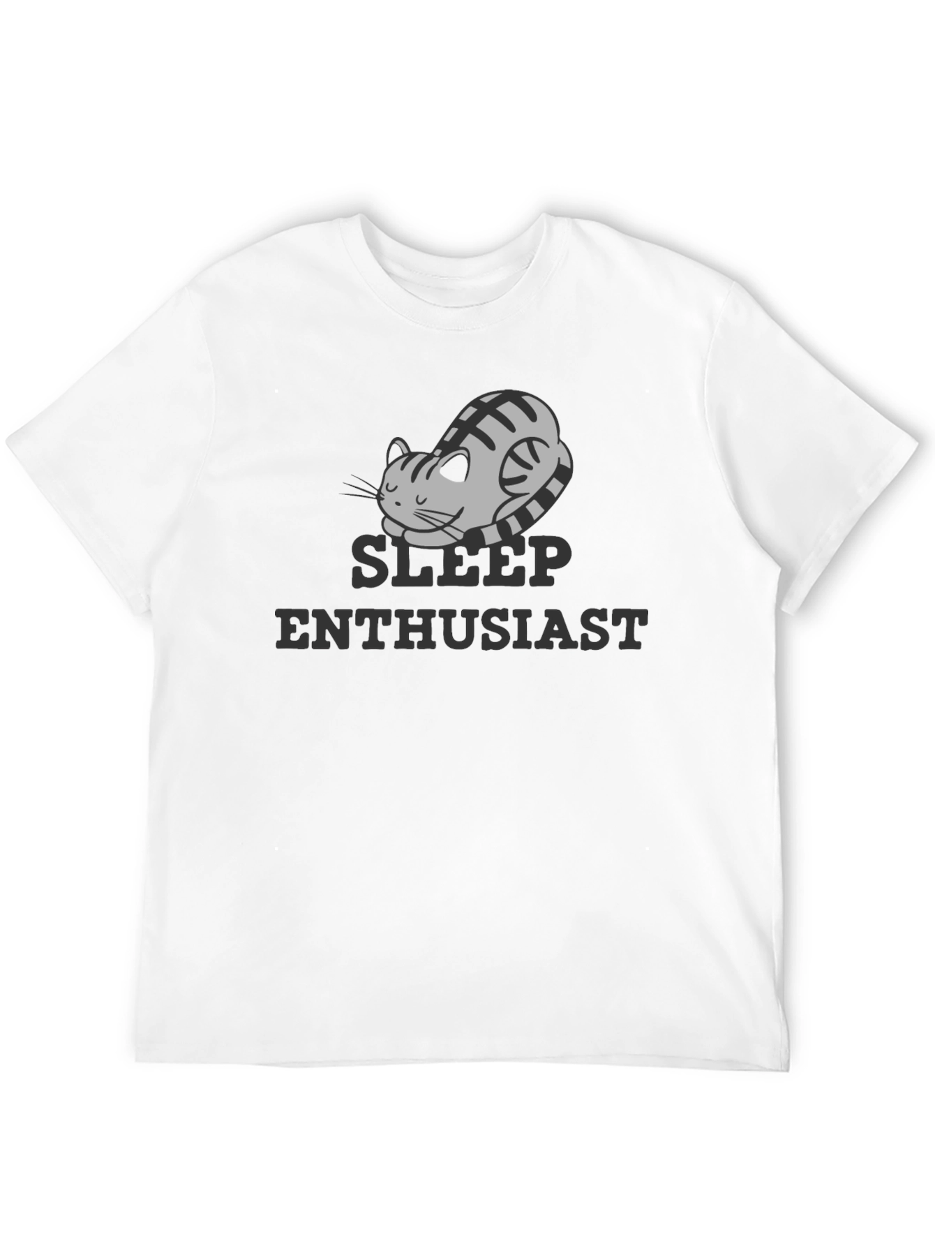 Sleep Enthusiast Cat T-Shirt - Comfy & Casual