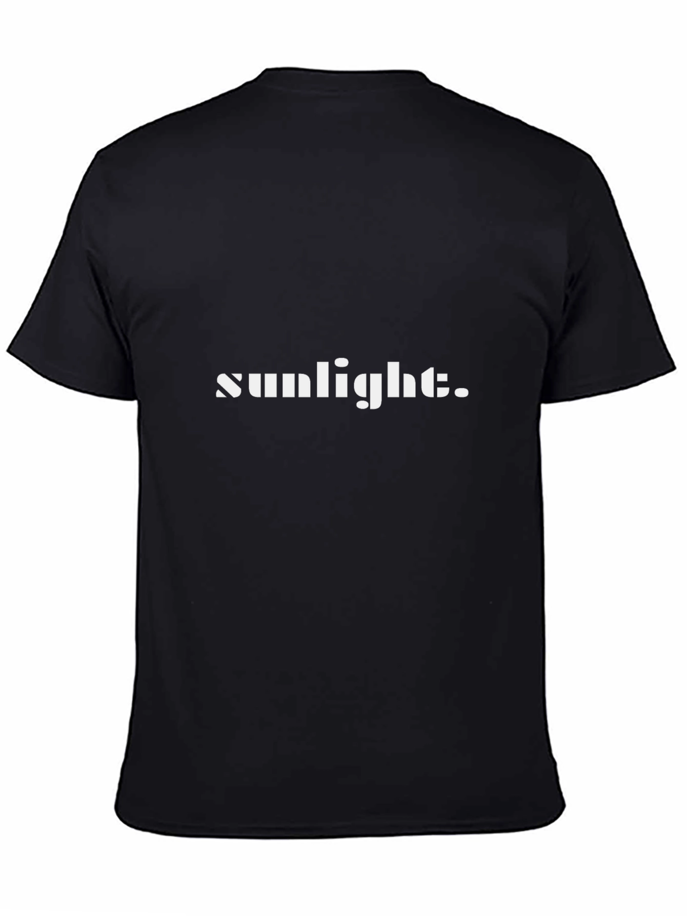 Sunlight Graphic Tee - Black Cotton T-Shirt