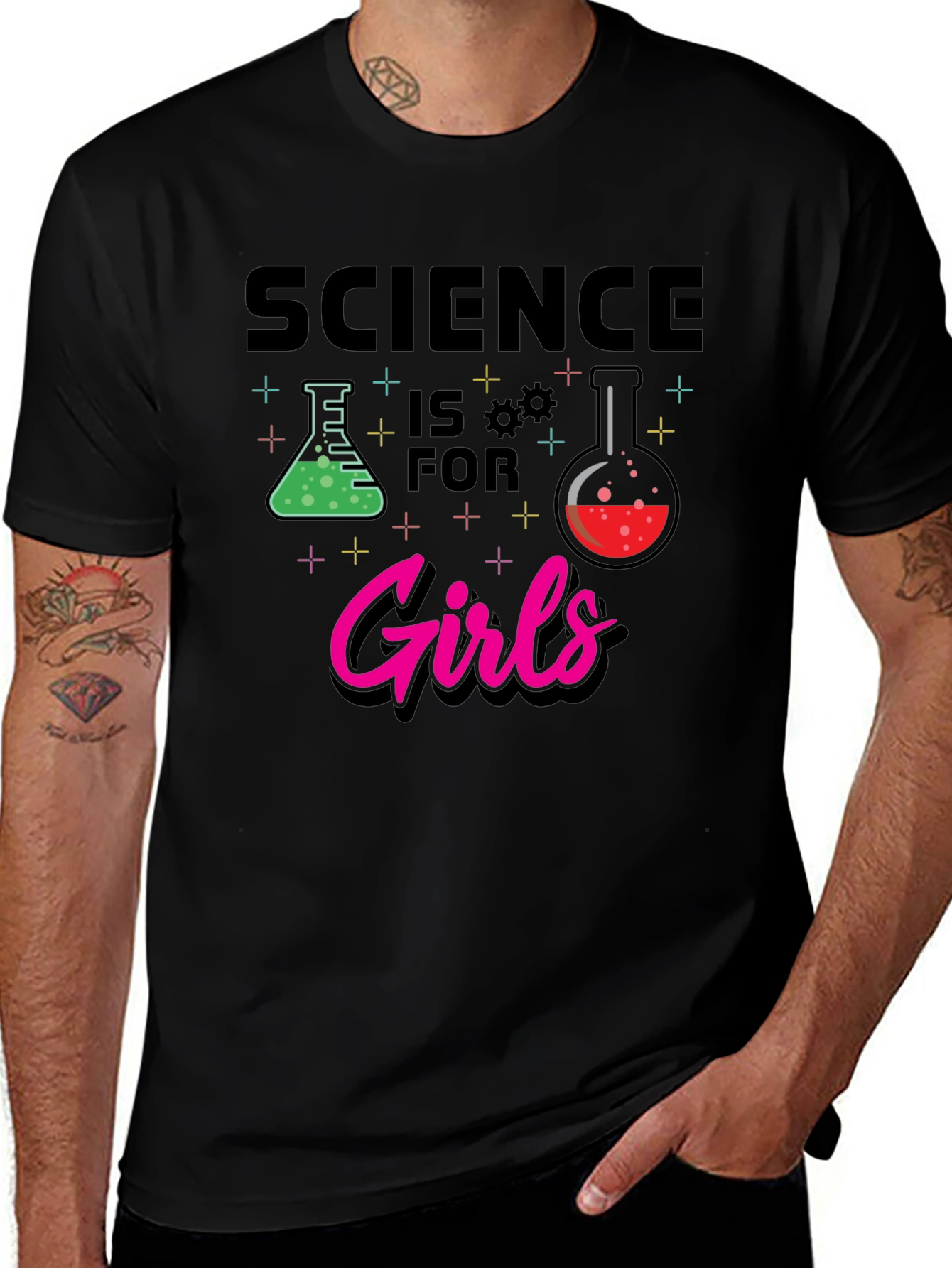 Science is for Girls T-Shirt