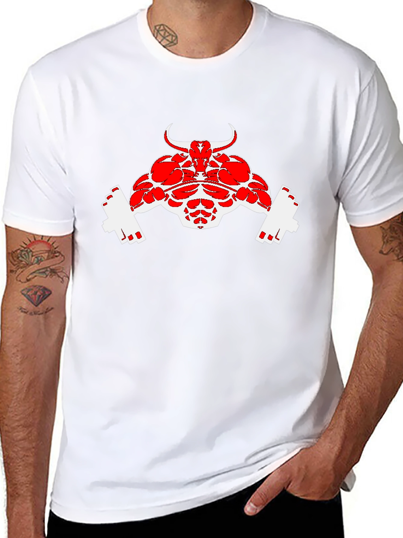 Muscle Bull Black T-Shirt