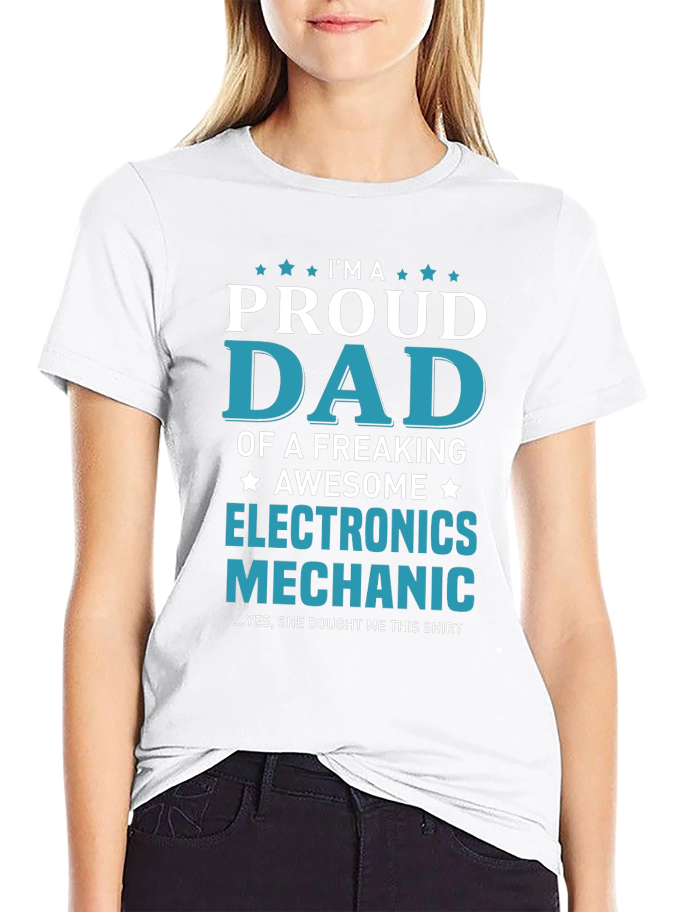 Proud Dad Electronics Mechanic T-Shirt