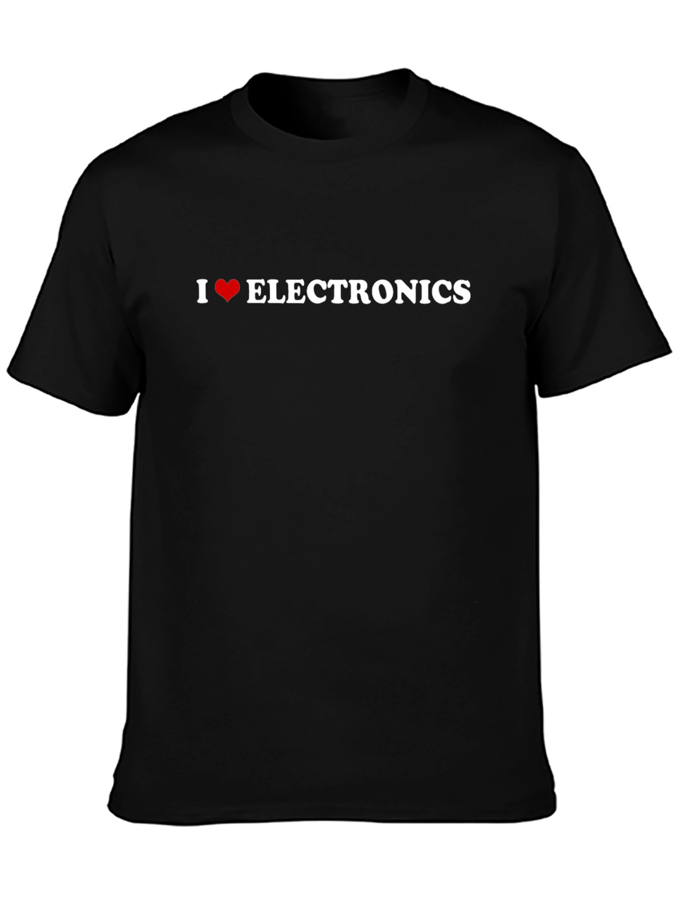 I Heart Electronics Black T-Shirt