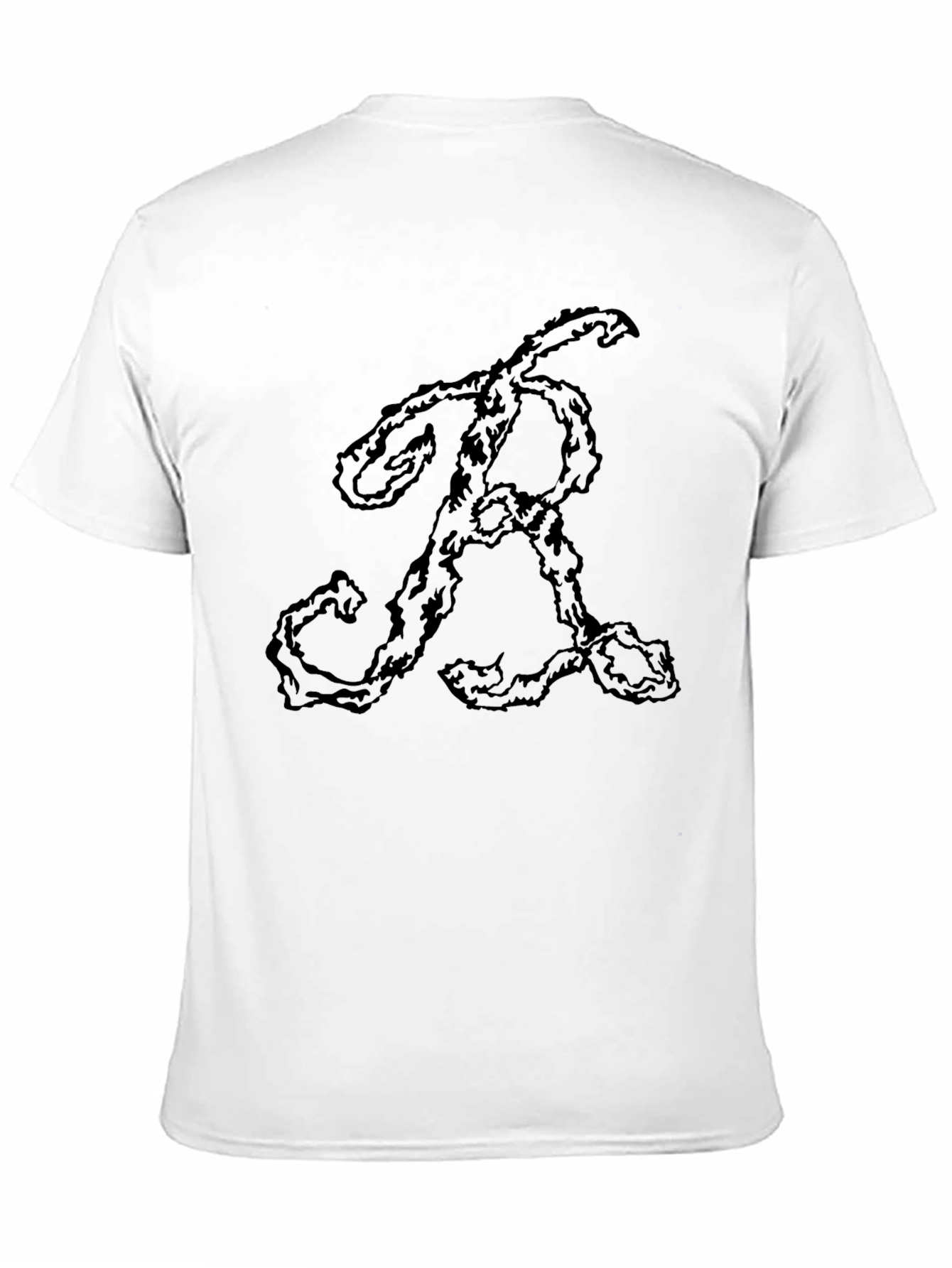 Abstract Initial R Graphic T-Shirt