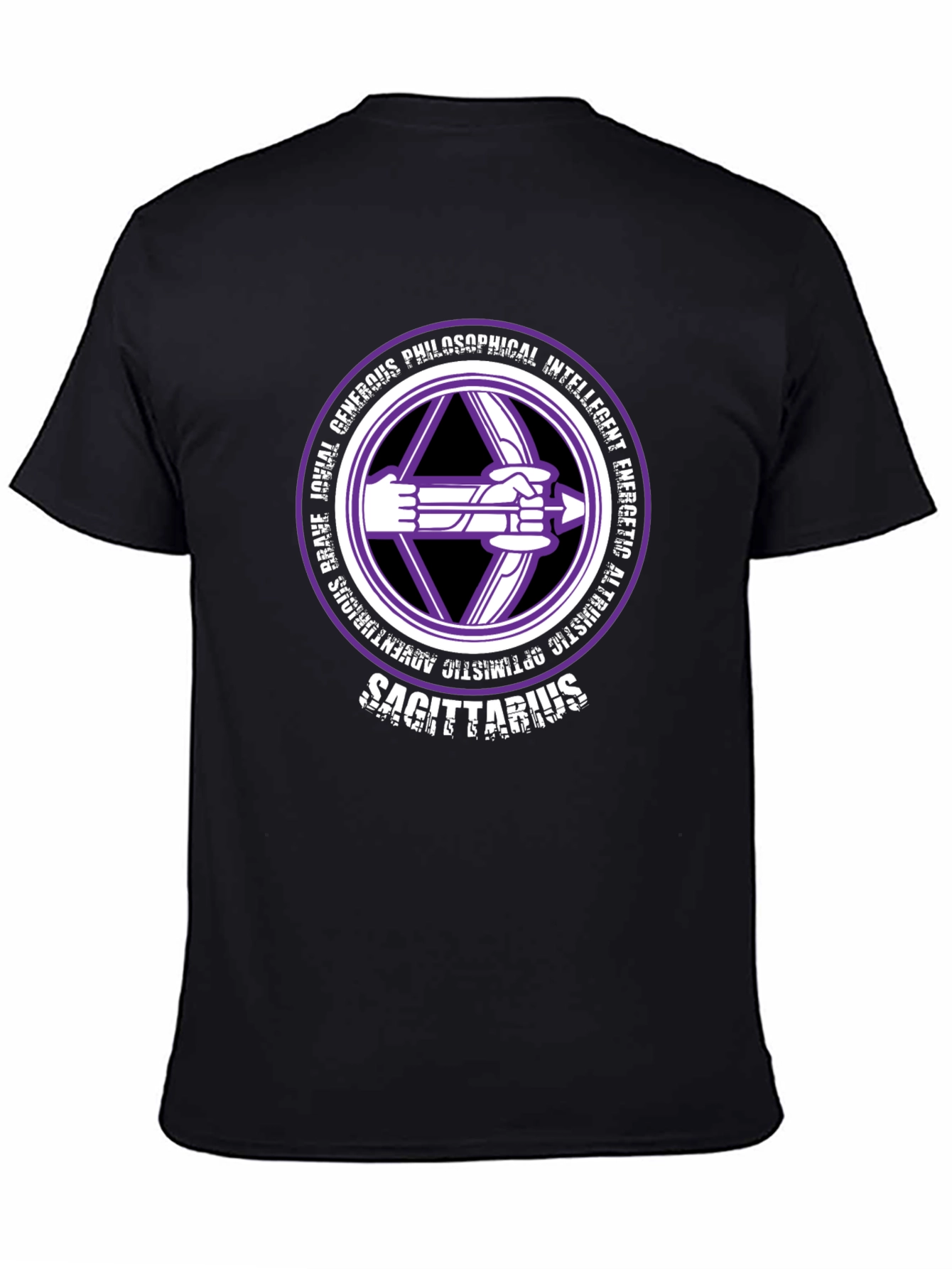 Sagittarius Zodiac T-Shirt - Generous & Intelligent