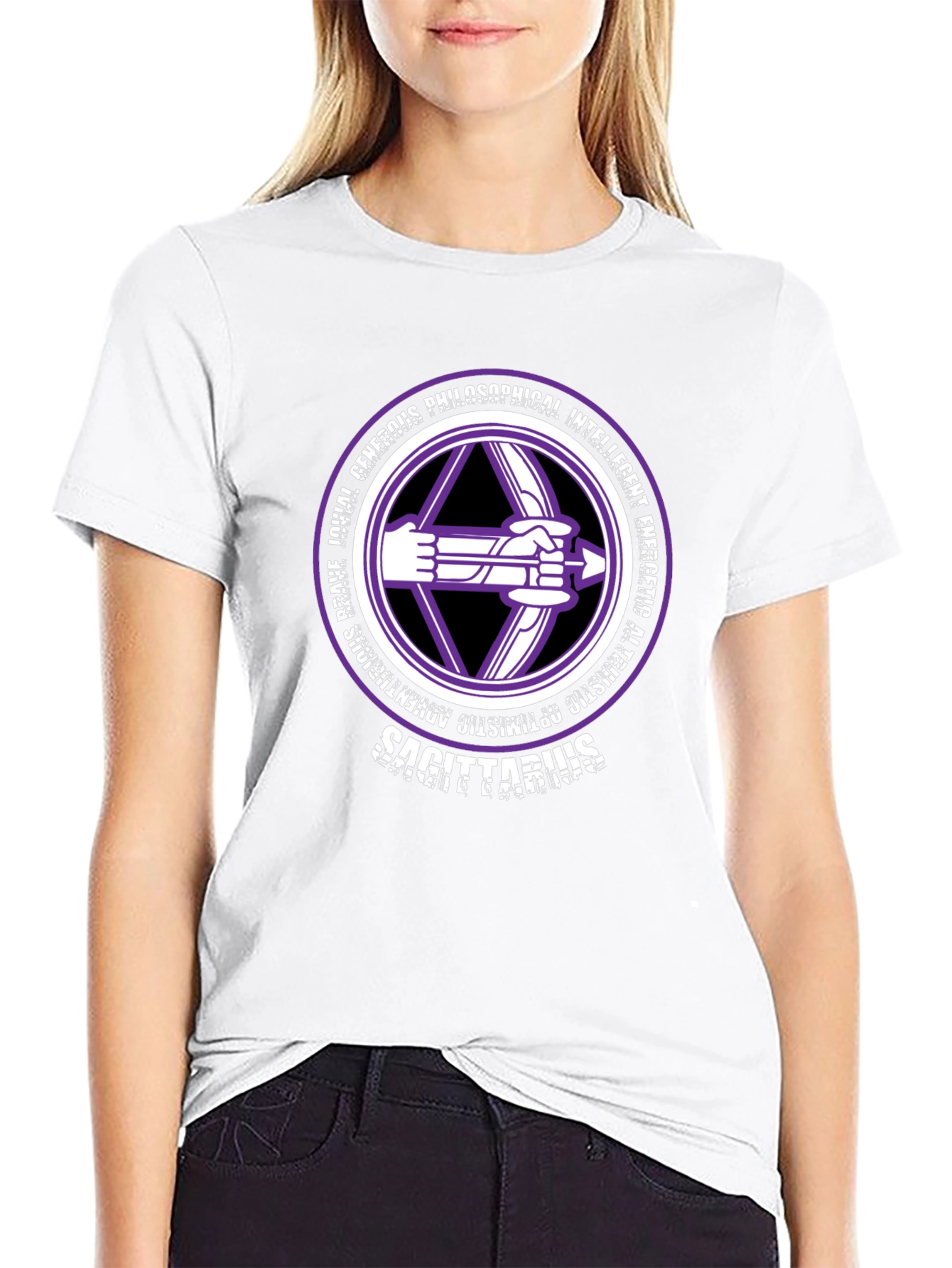 Sagittarius Zodiac T-Shirt - Generous & Intelligent