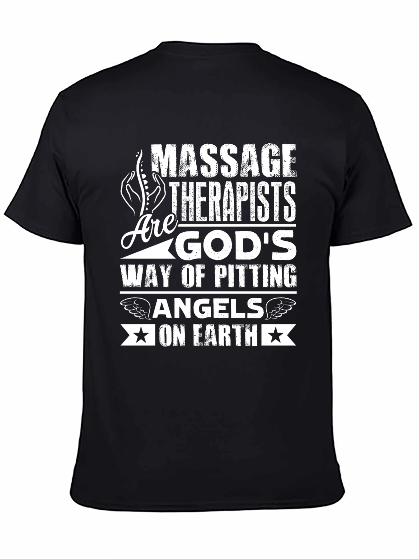 Massage Therapist Gods Angels on Earth T-Shirt