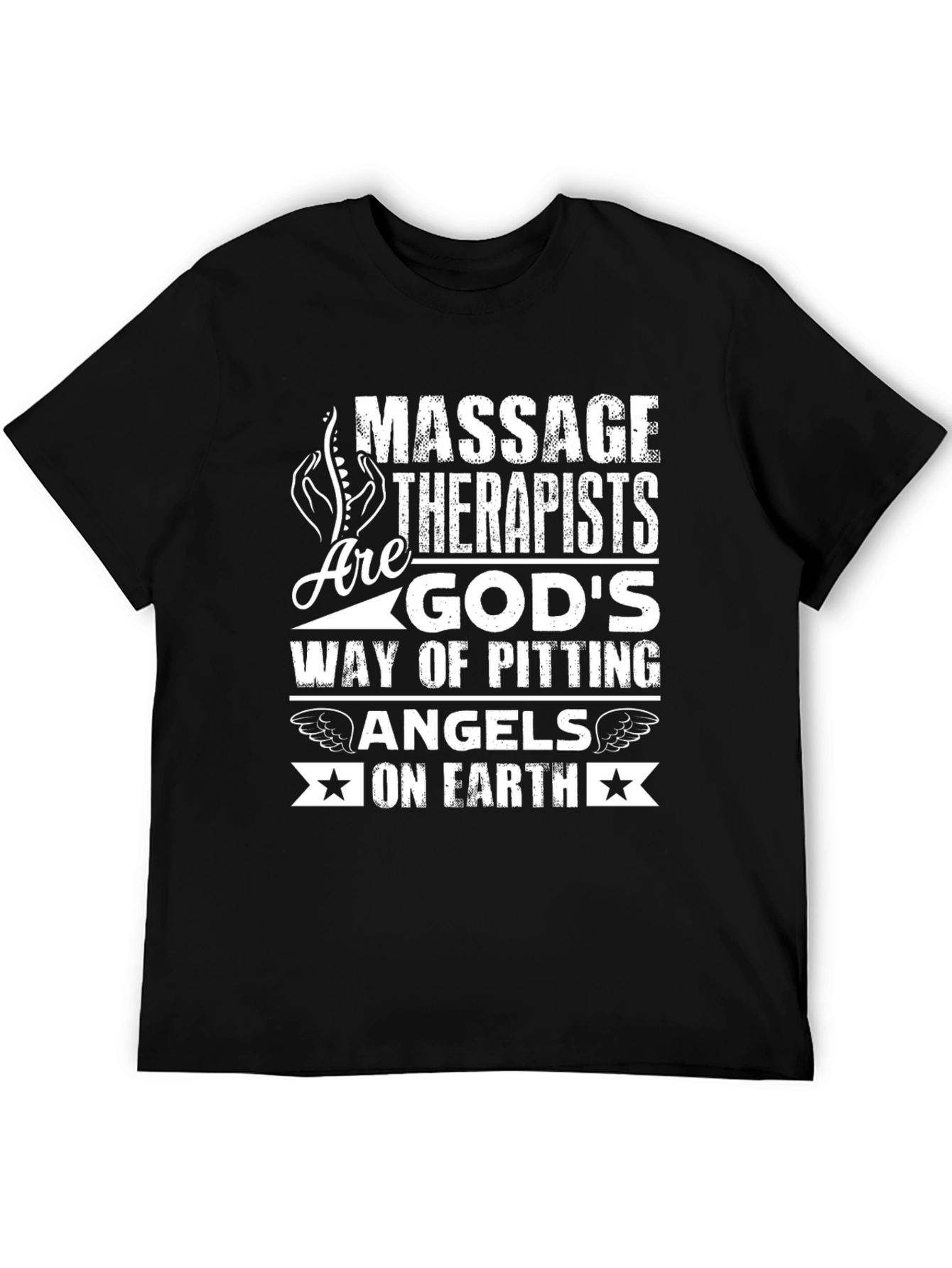 Massage Therapist Gods Angels on Earth T-Shirt