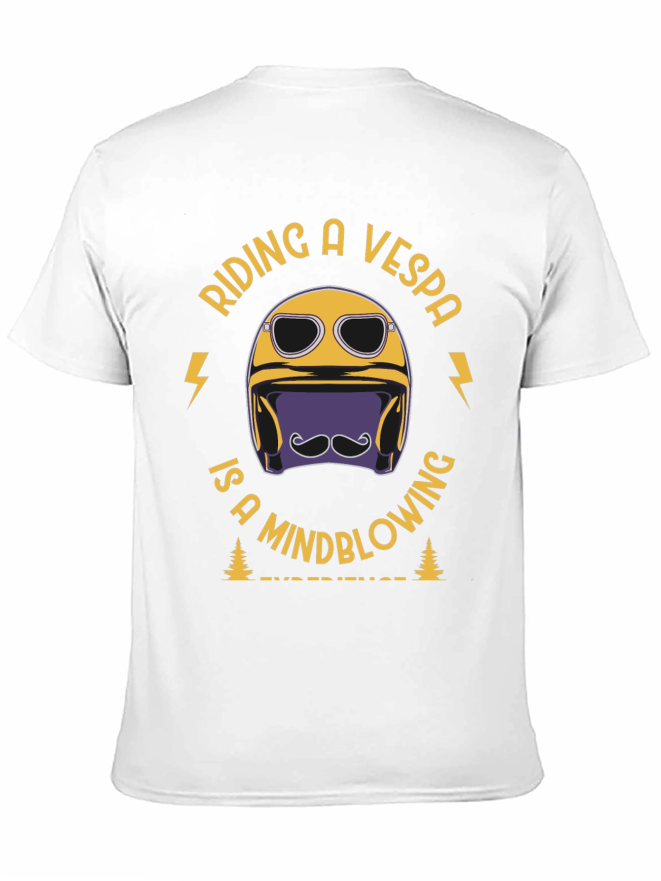 Riding a Vespa Mindblowing T-Shirt