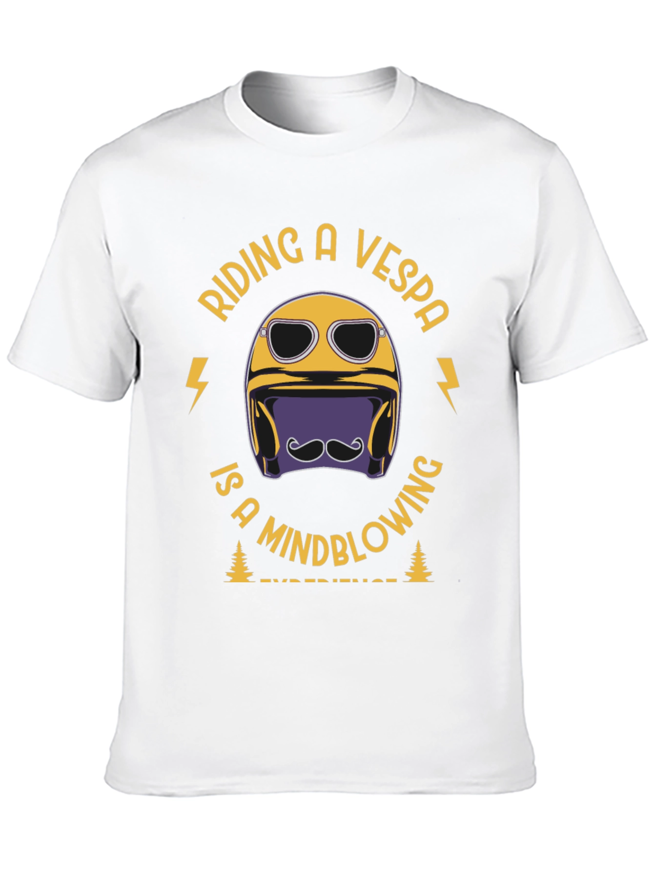Riding a Vespa Mindblowing T-Shirt