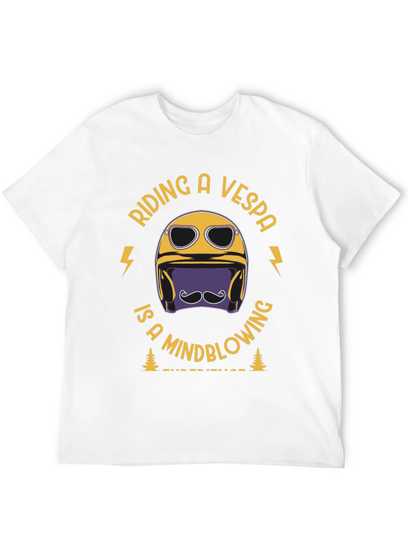 Riding a Vespa Mindblowing T-Shirt