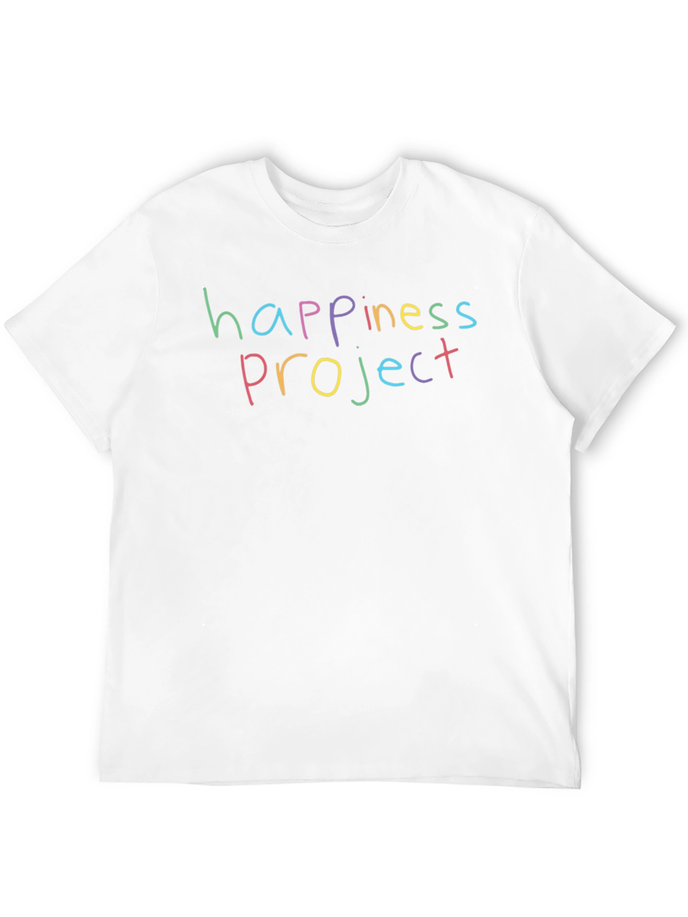 Happiness Project Graphic Tee - Black Crew Neck
