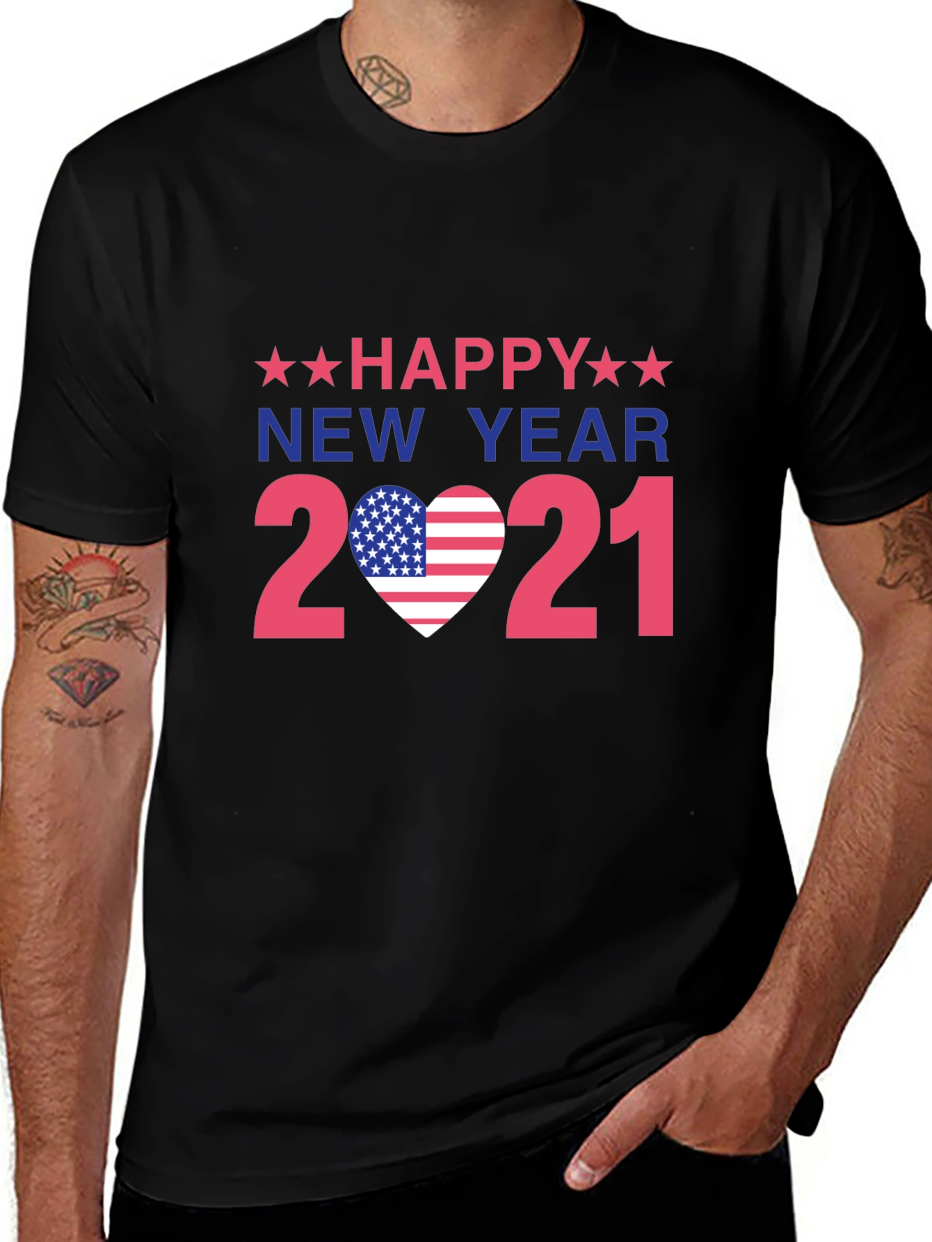 Happy New Year 2021 Patriotic T-Shirt