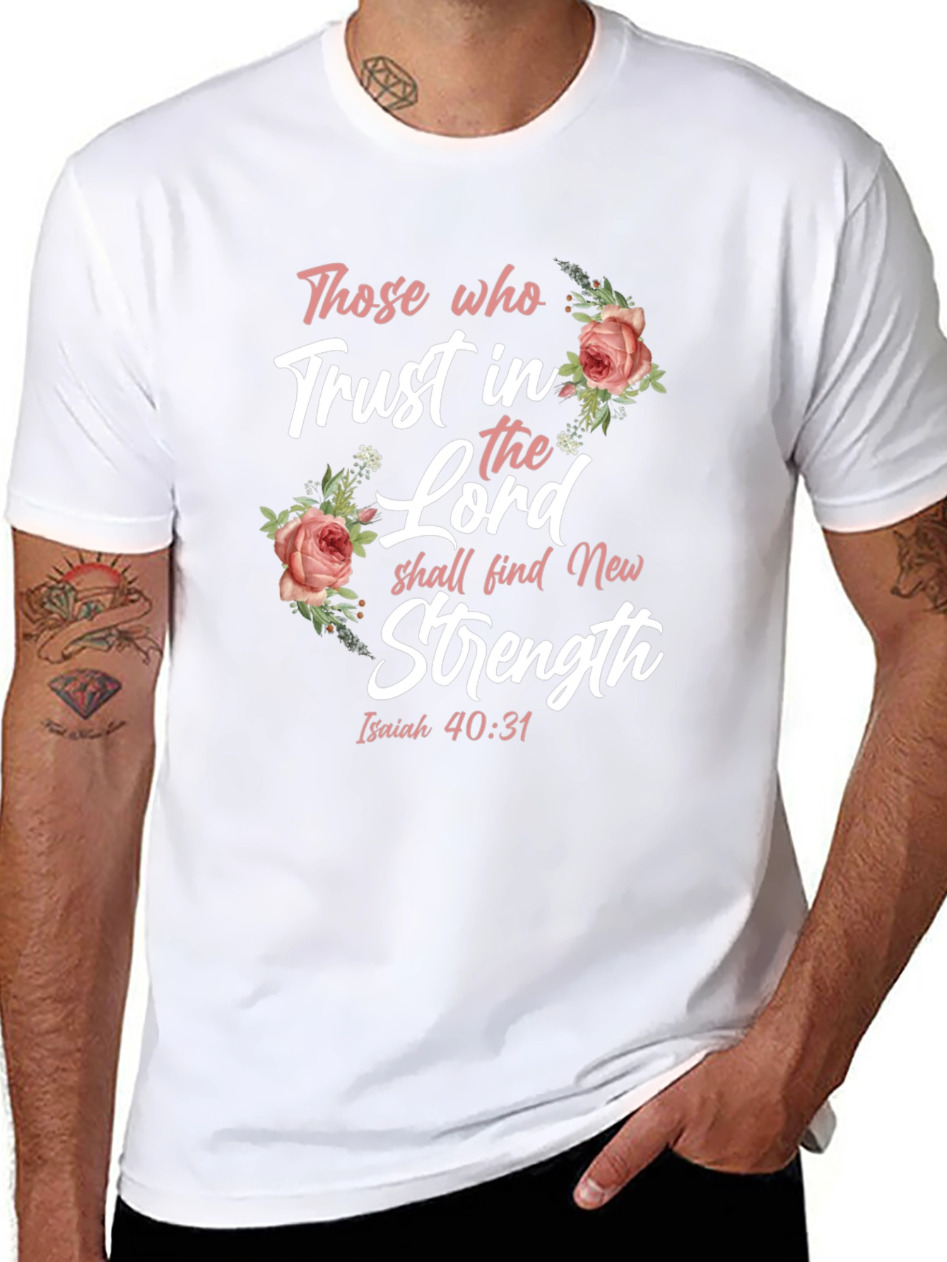 Trust in the Lord Floral T-Shirt