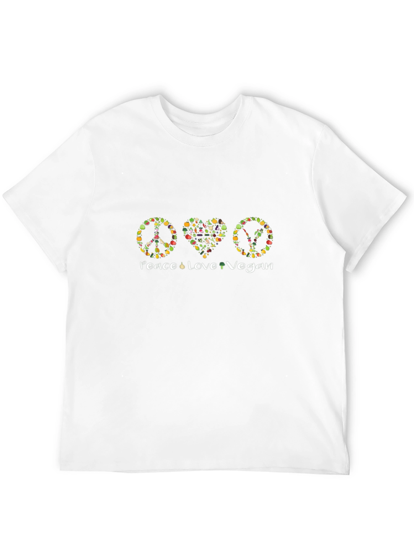 Peace Love Vegan T-Shirt