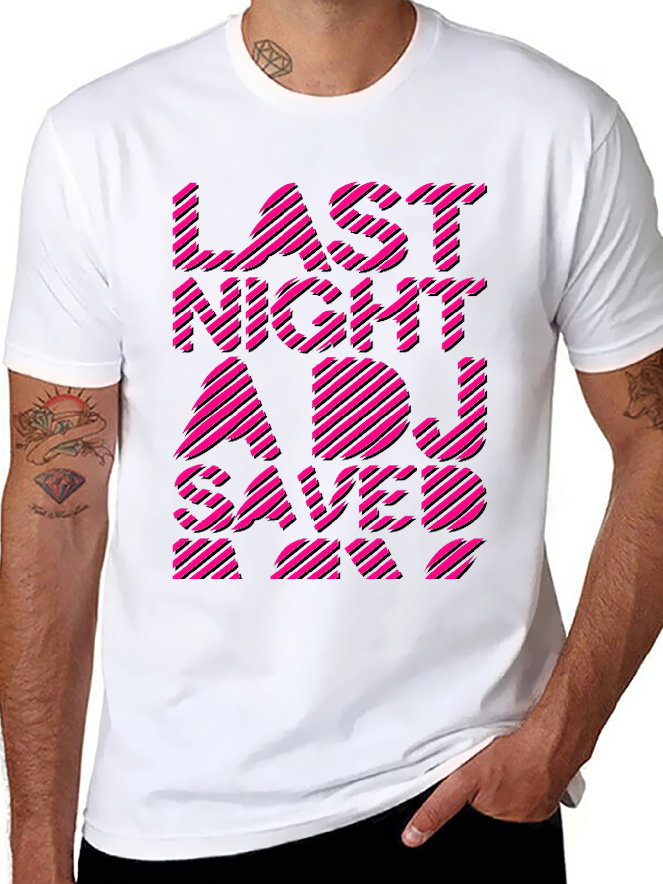 Last Night A DJ Saved My Life Graphic Tee
