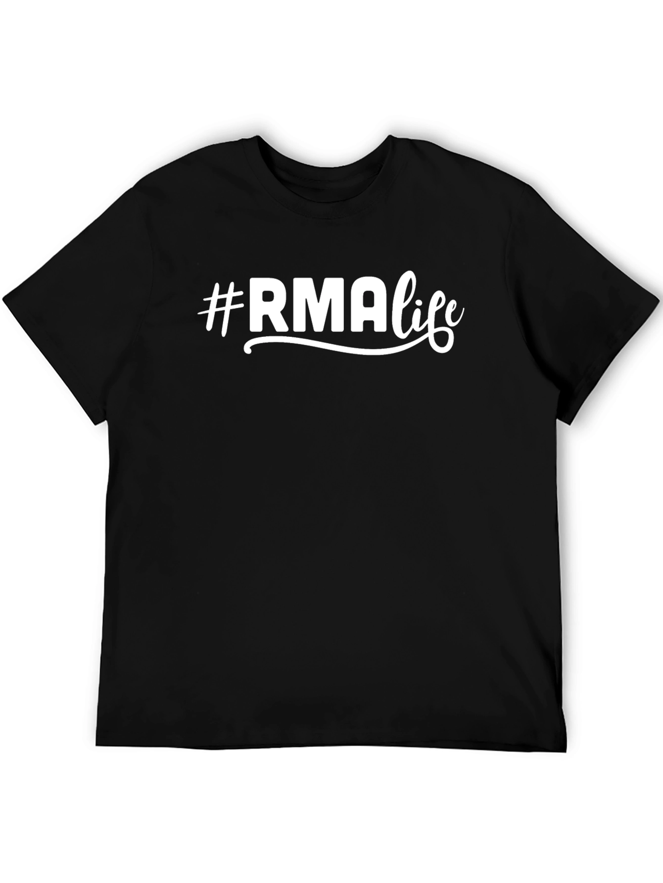 #RMAlife T-Shirt - Casual Black Tee