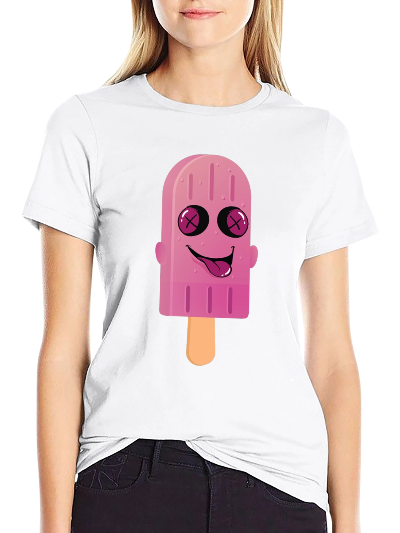 Cartoon Popsicle Graphic Tee