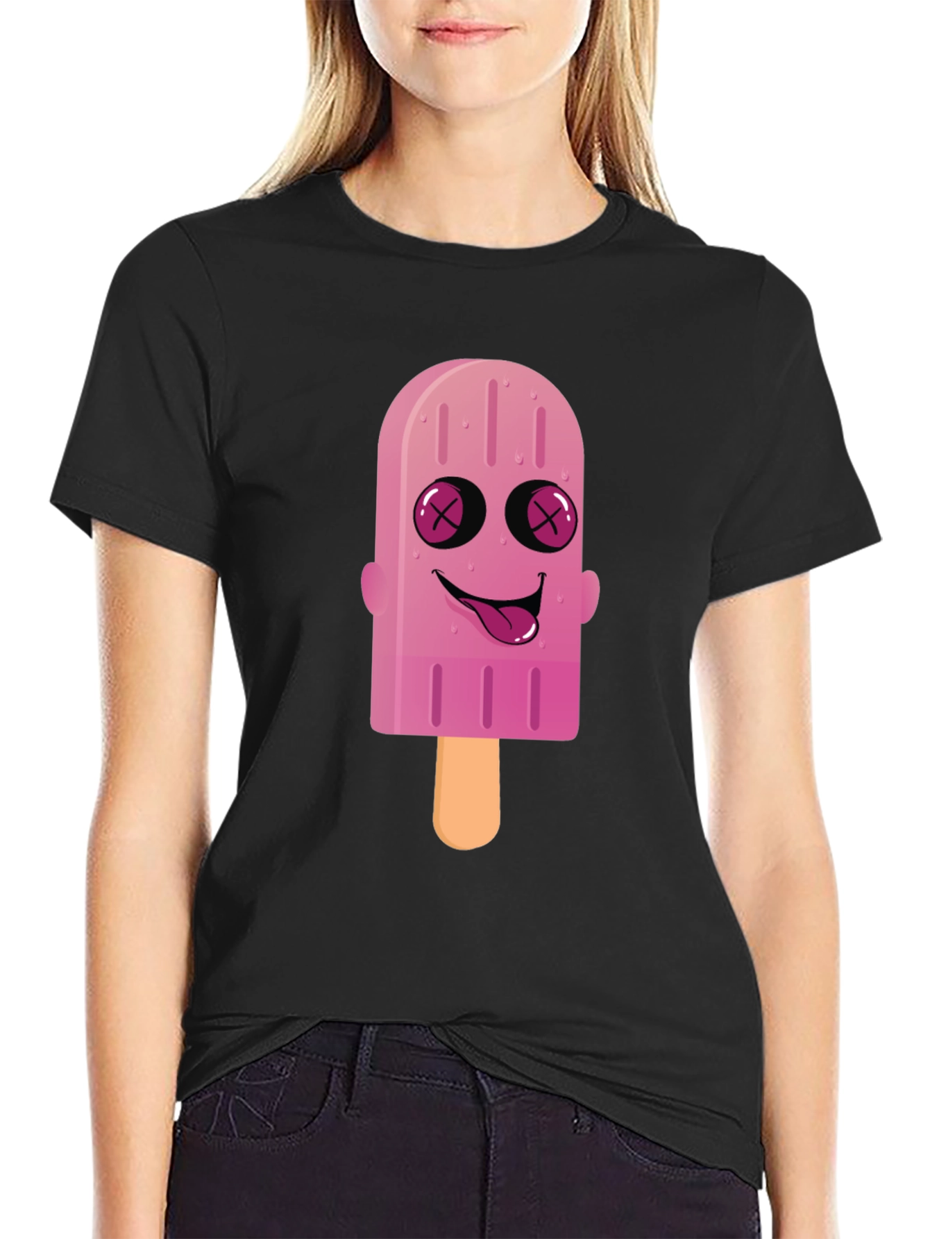 Cartoon Popsicle Graphic Tee