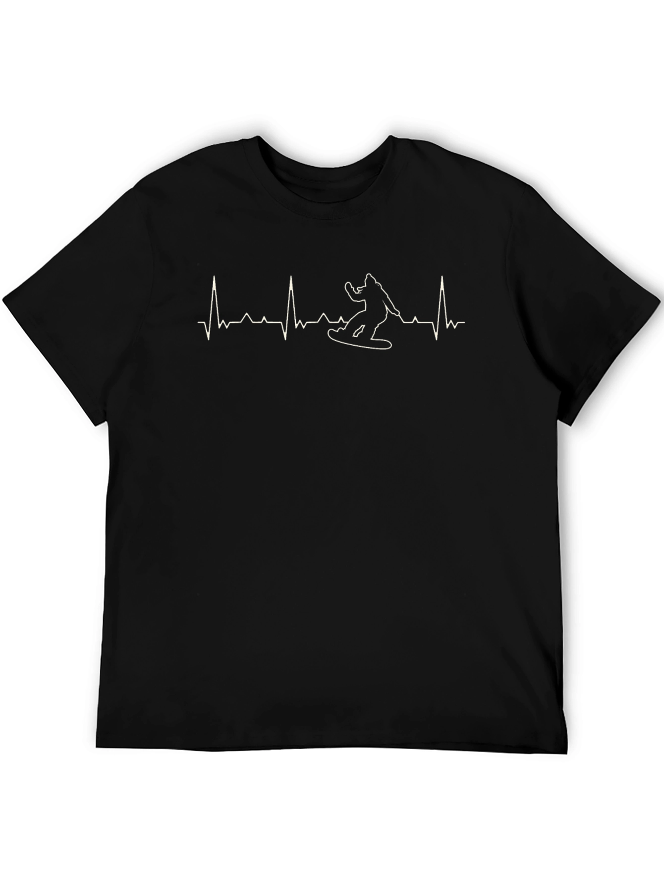 Snowboard Heartbeat T-Shirt - Ride On!