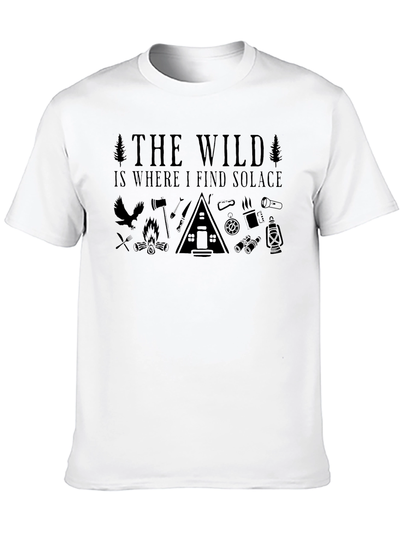 The Wild Solace T-Shirt - Nature Inspired Graphic Tee