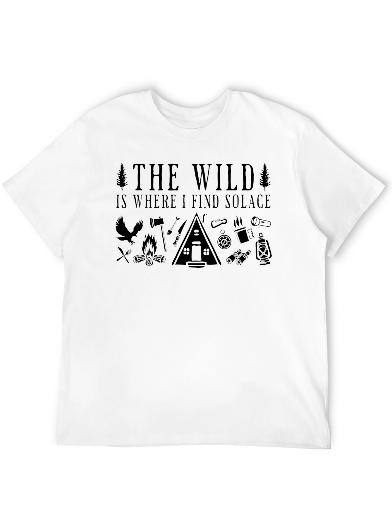 The Wild Solace T-Shirt - Nature Inspired Graphic Tee