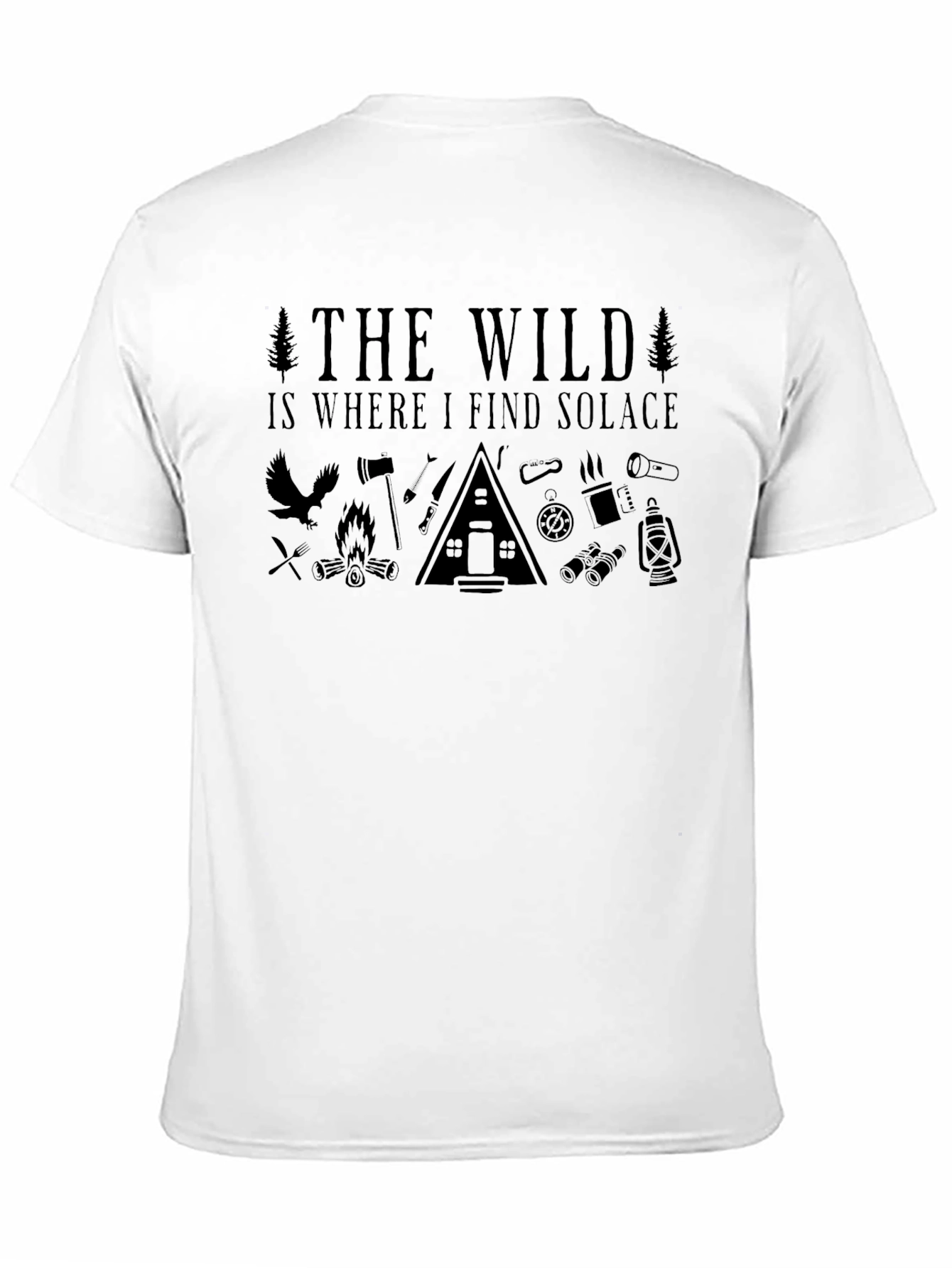 The Wild Solace T-Shirt - Nature Inspired Graphic Tee