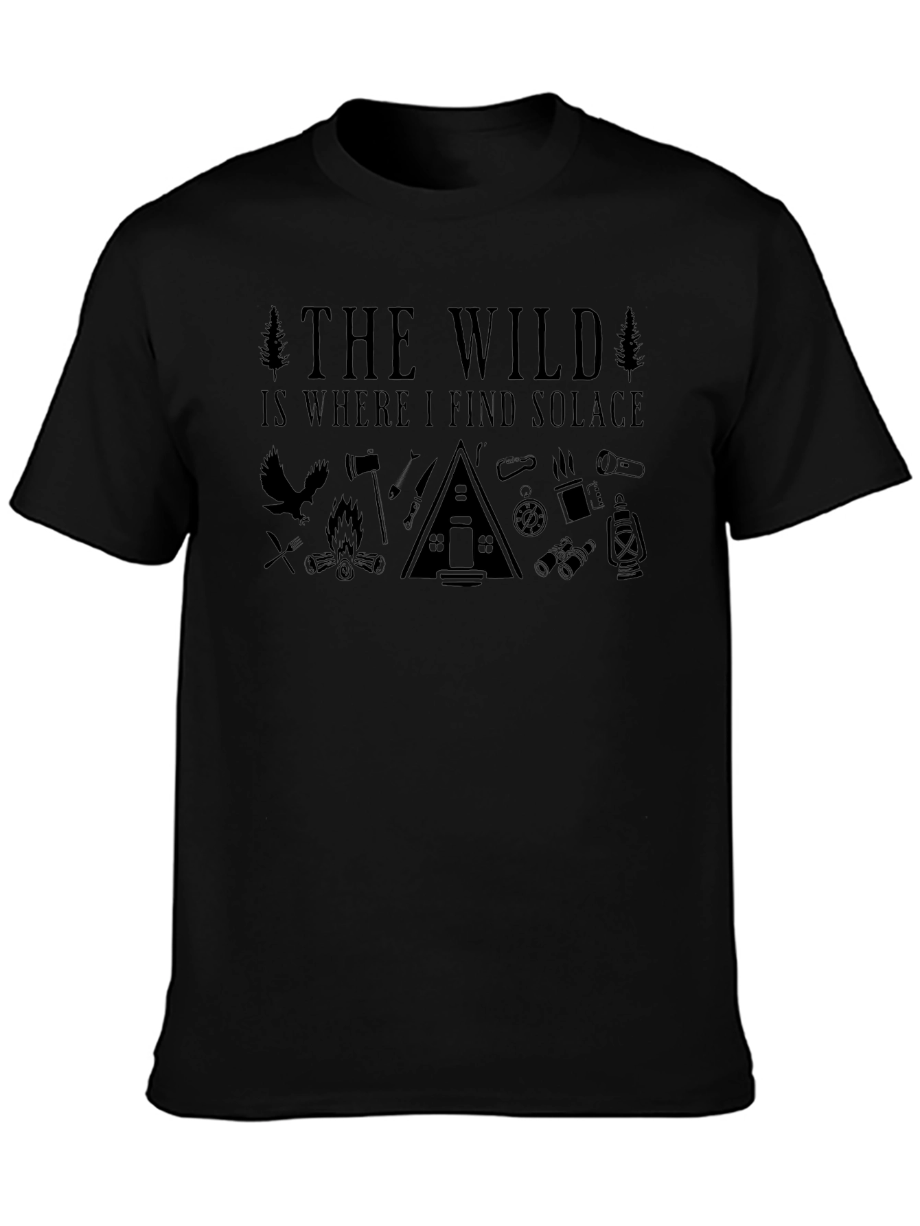 The Wild Solace T-Shirt - Nature Inspired Graphic Tee