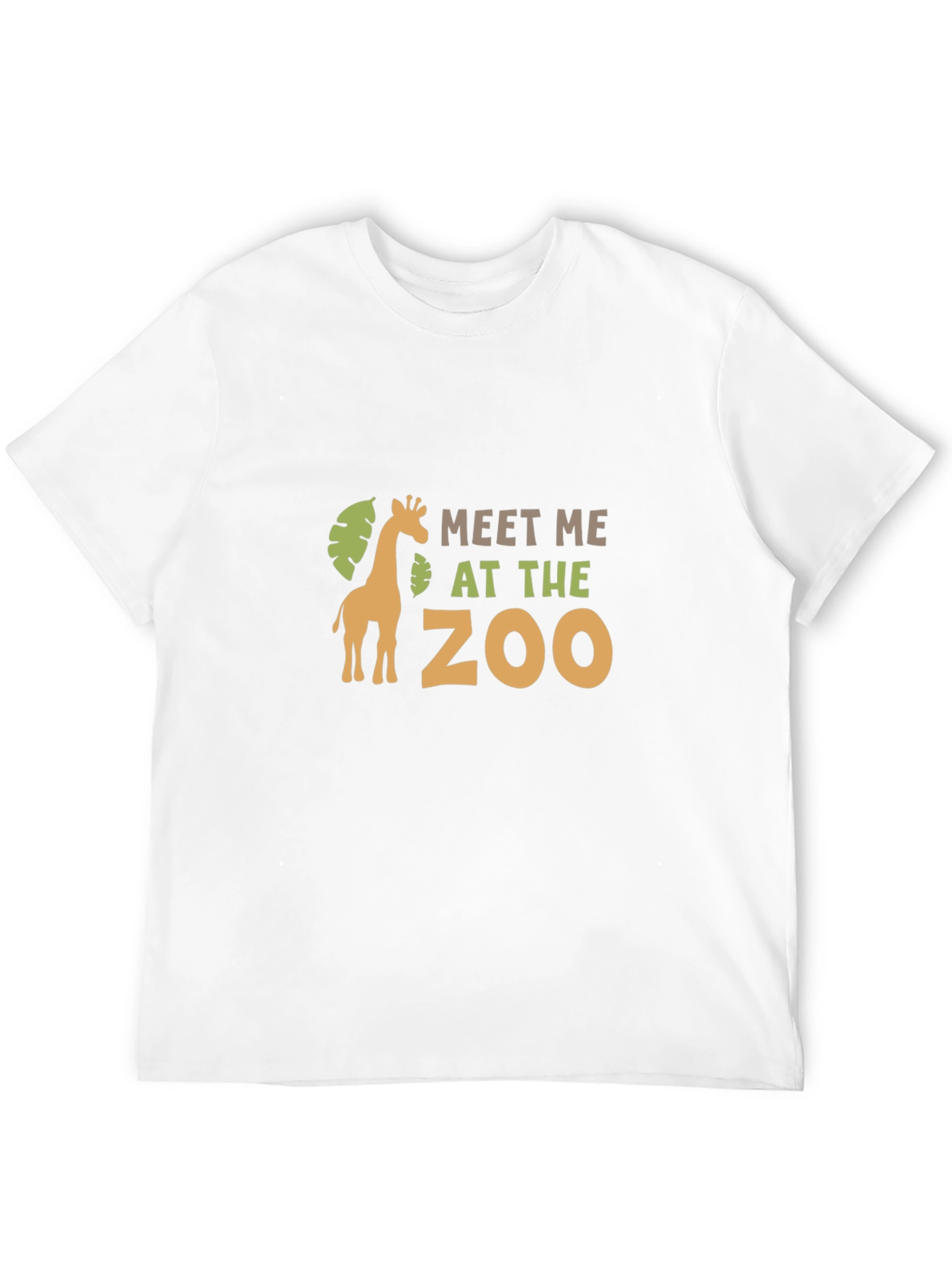 Meet Me at the Zoo Black Graphic T-Shirt