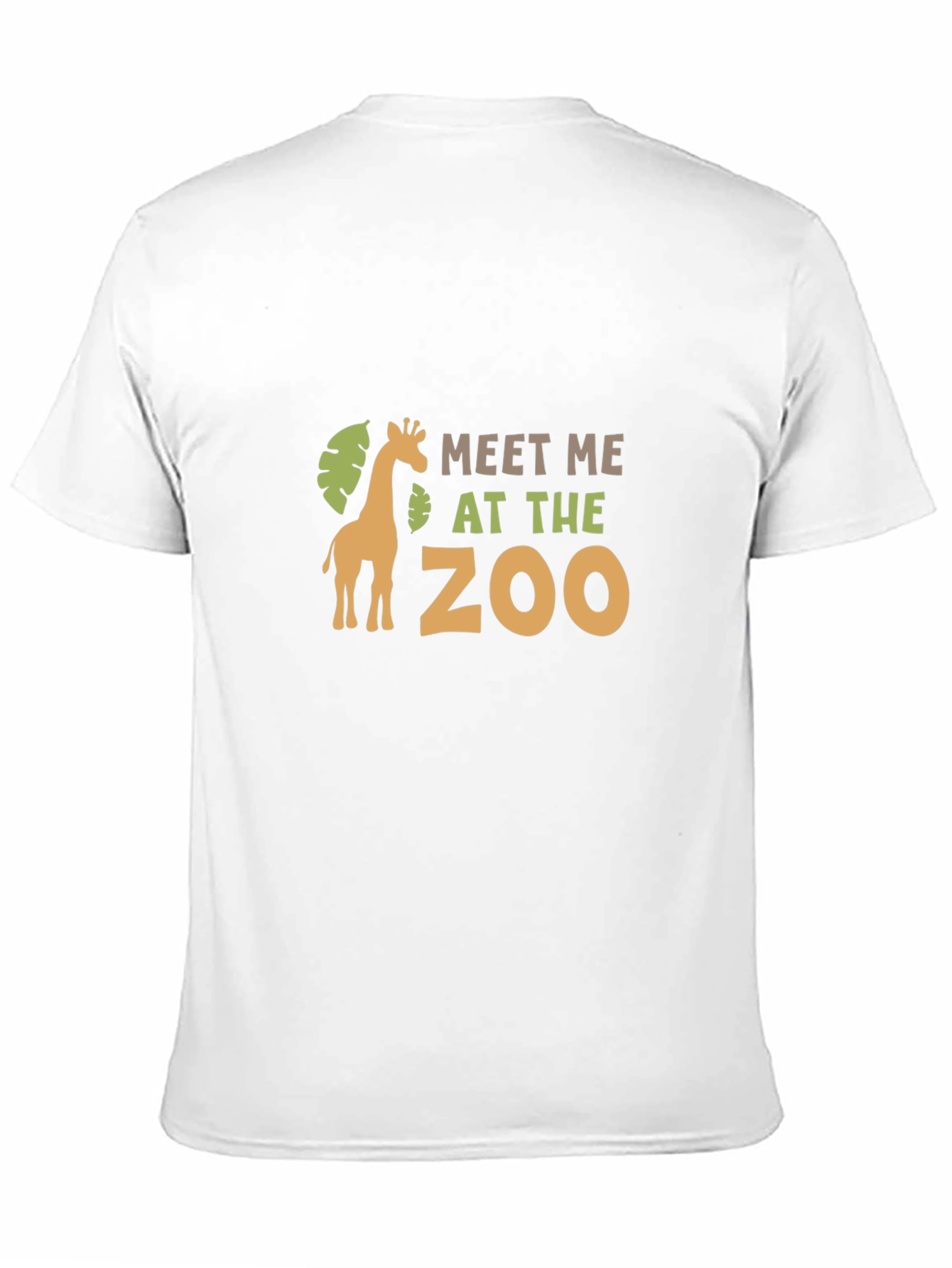 Meet Me at the Zoo Black Graphic T-Shirt