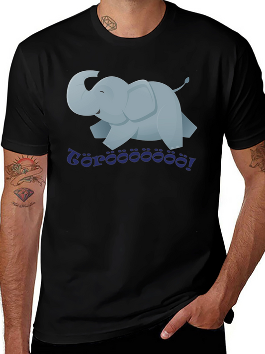 Cartoon Elephant T-Shirt