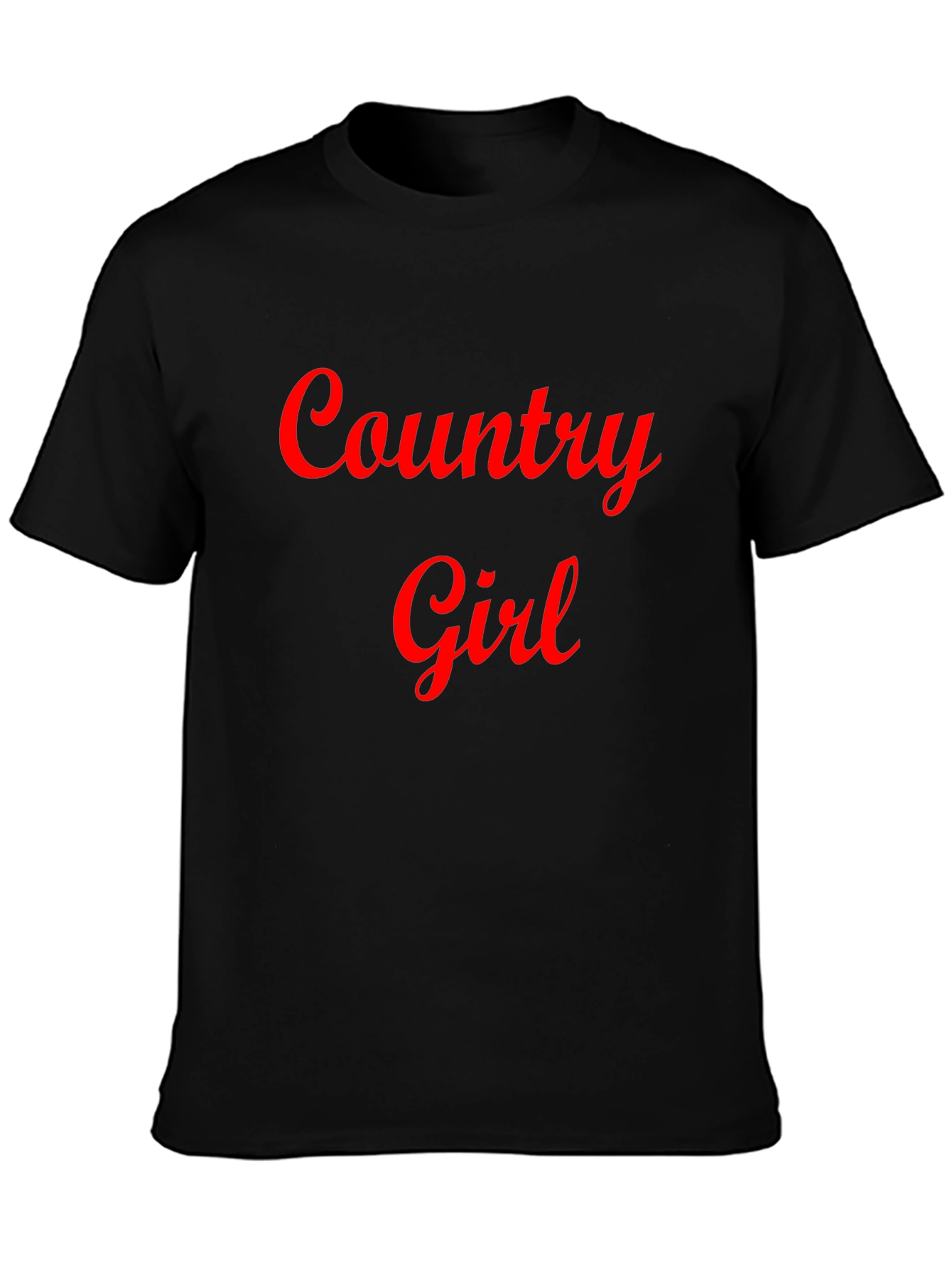 Country Girl Graphic Tee - Black
