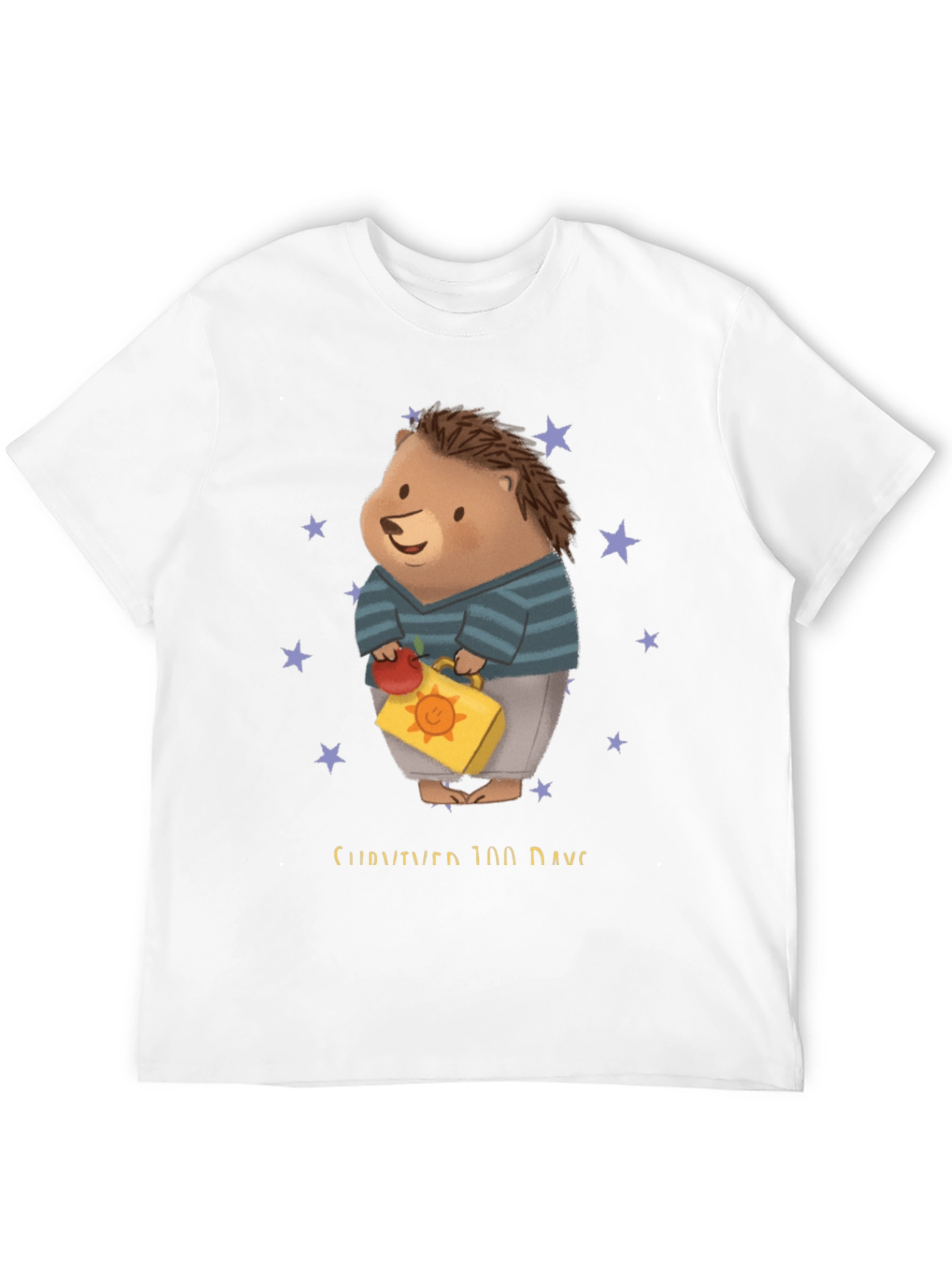 100 Days of School Hedgehog Tee